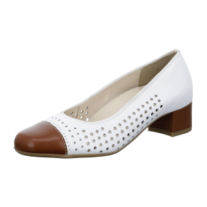 ara Nizza Pumps cognac weiss