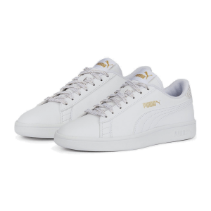 Puma Smash V2 Metallics Jr. 386197/001  white