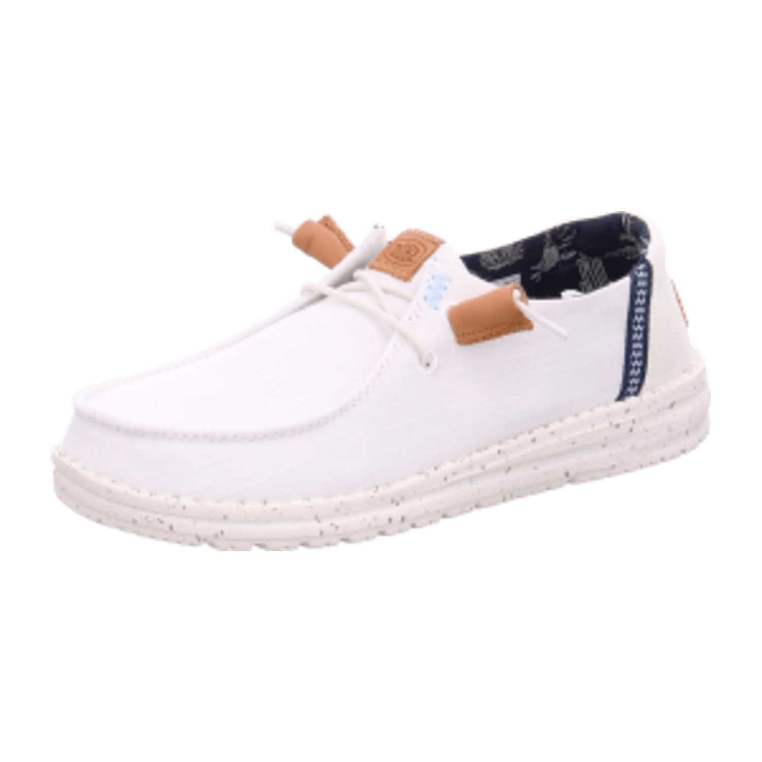 Hey Dude Shoes Wendy Washed Canvas White