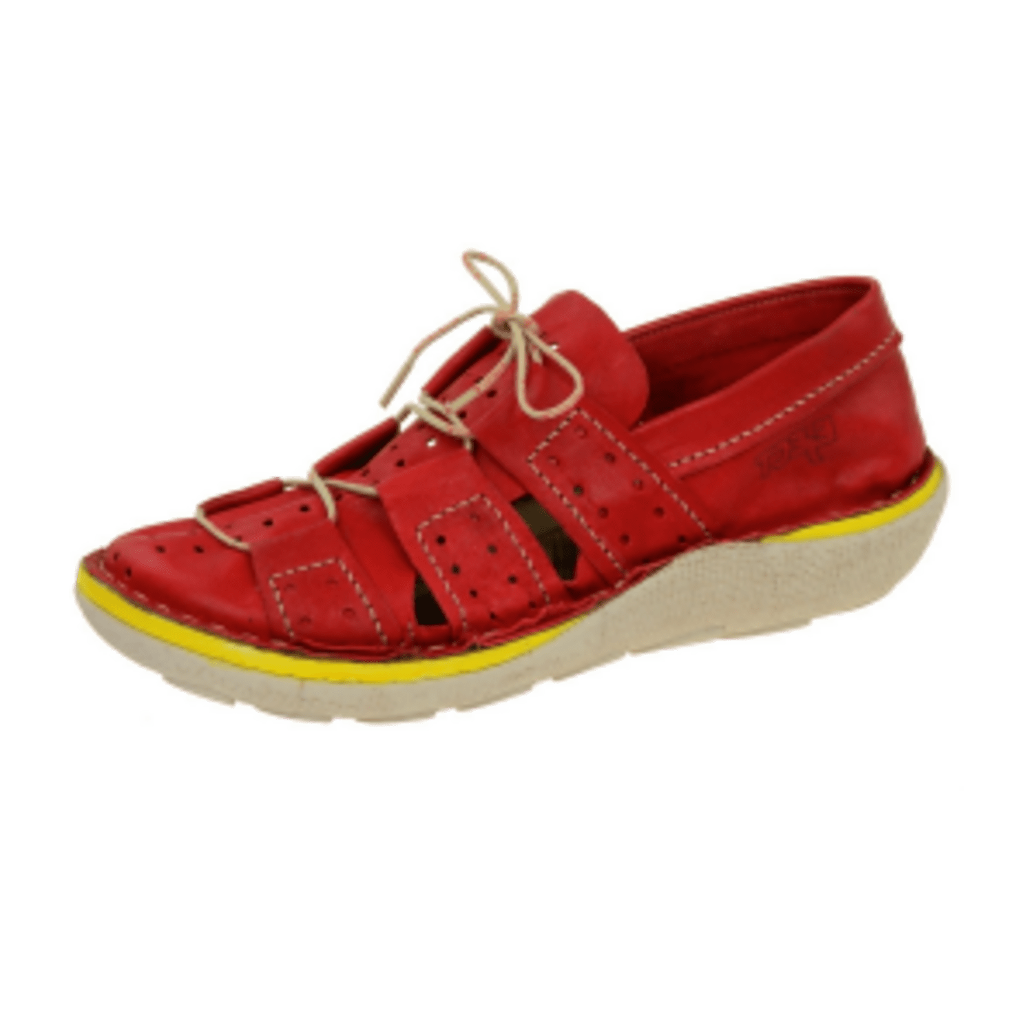 Eject Fixe Schuhe rot gelb Herrenschuhe