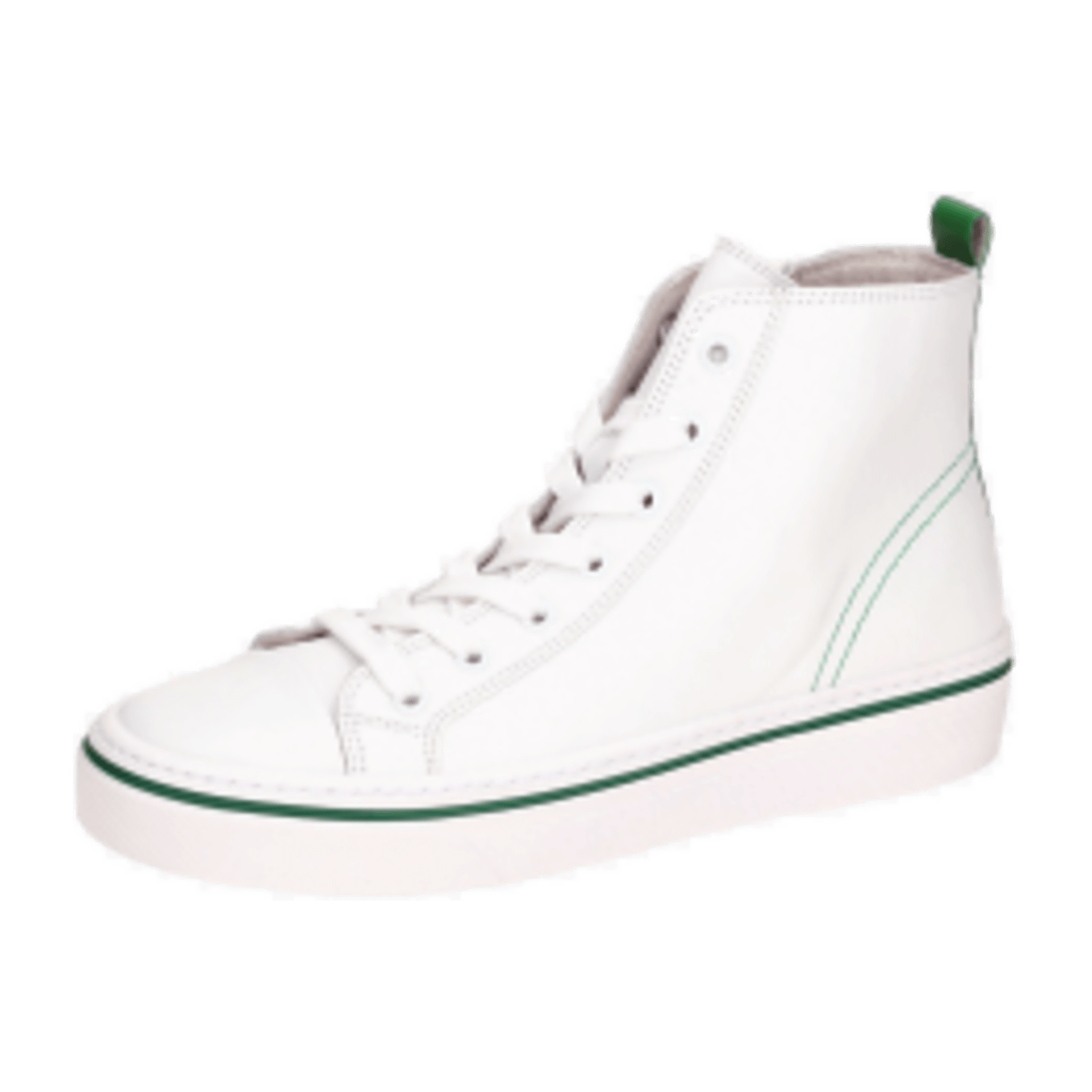 Gabor Mid Sneakers Stiefelette weiß grün Nappa 43.160.29