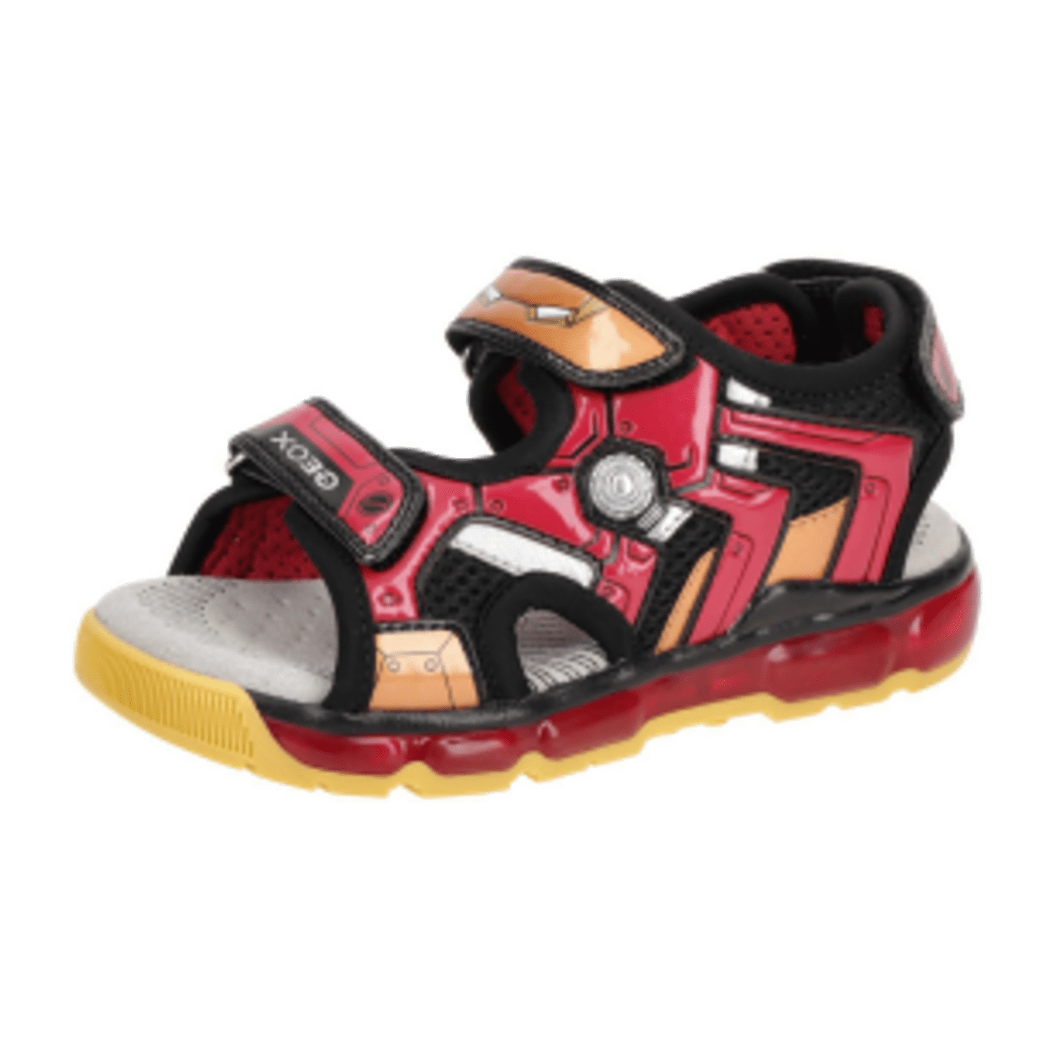 Geox Android Kinder Sandale rot Iron Man J350QB