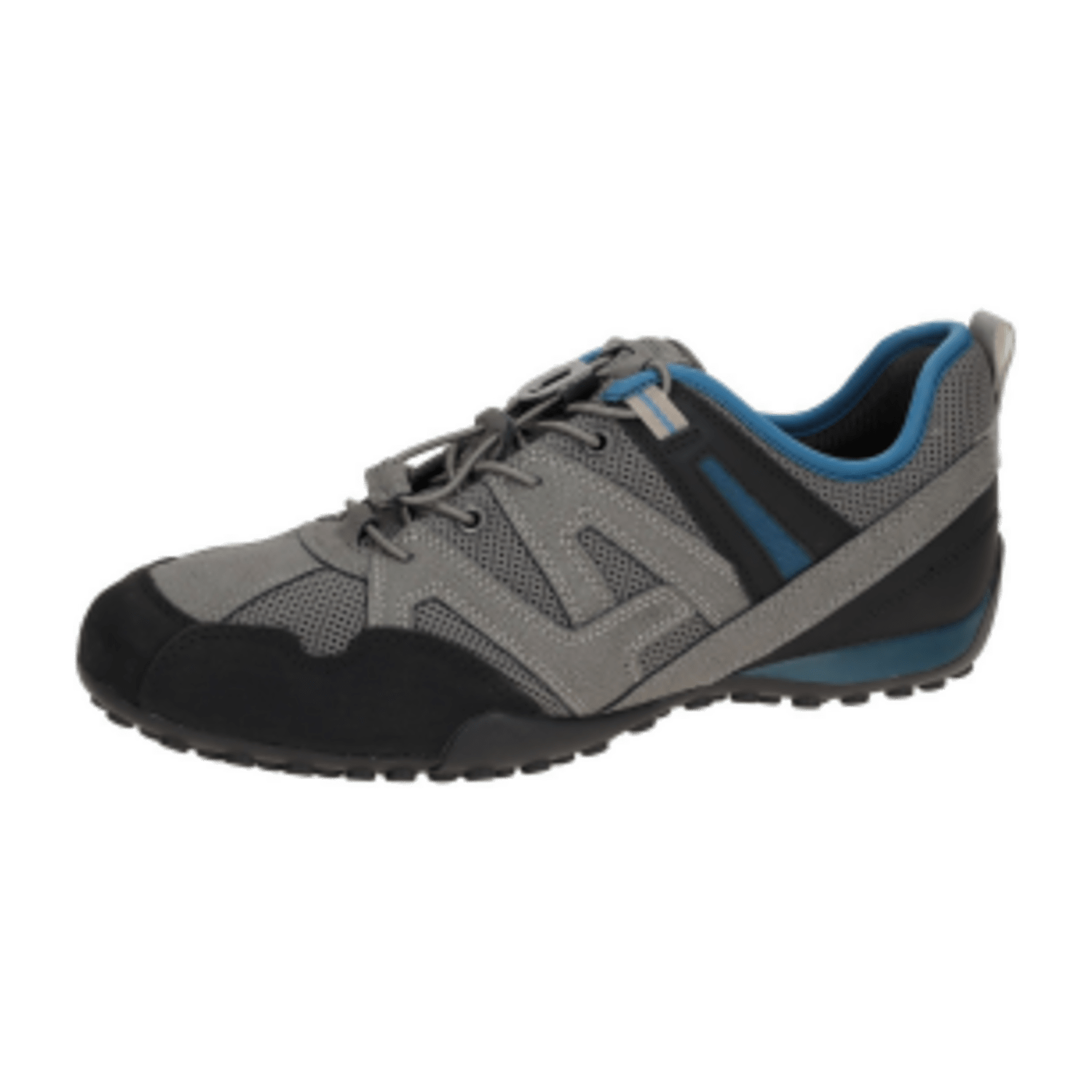 Geox Snake Sneaker Schuhe grau Gummizug U4507C