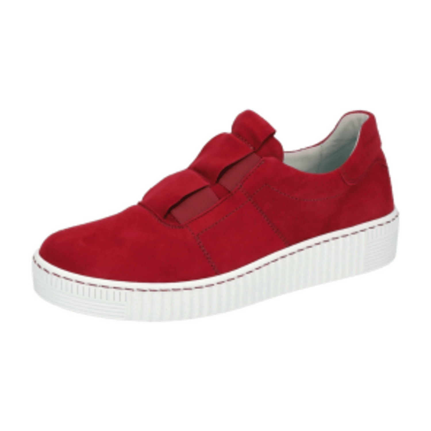 Gabor Schuhe rot weiß Damen Slipper 335