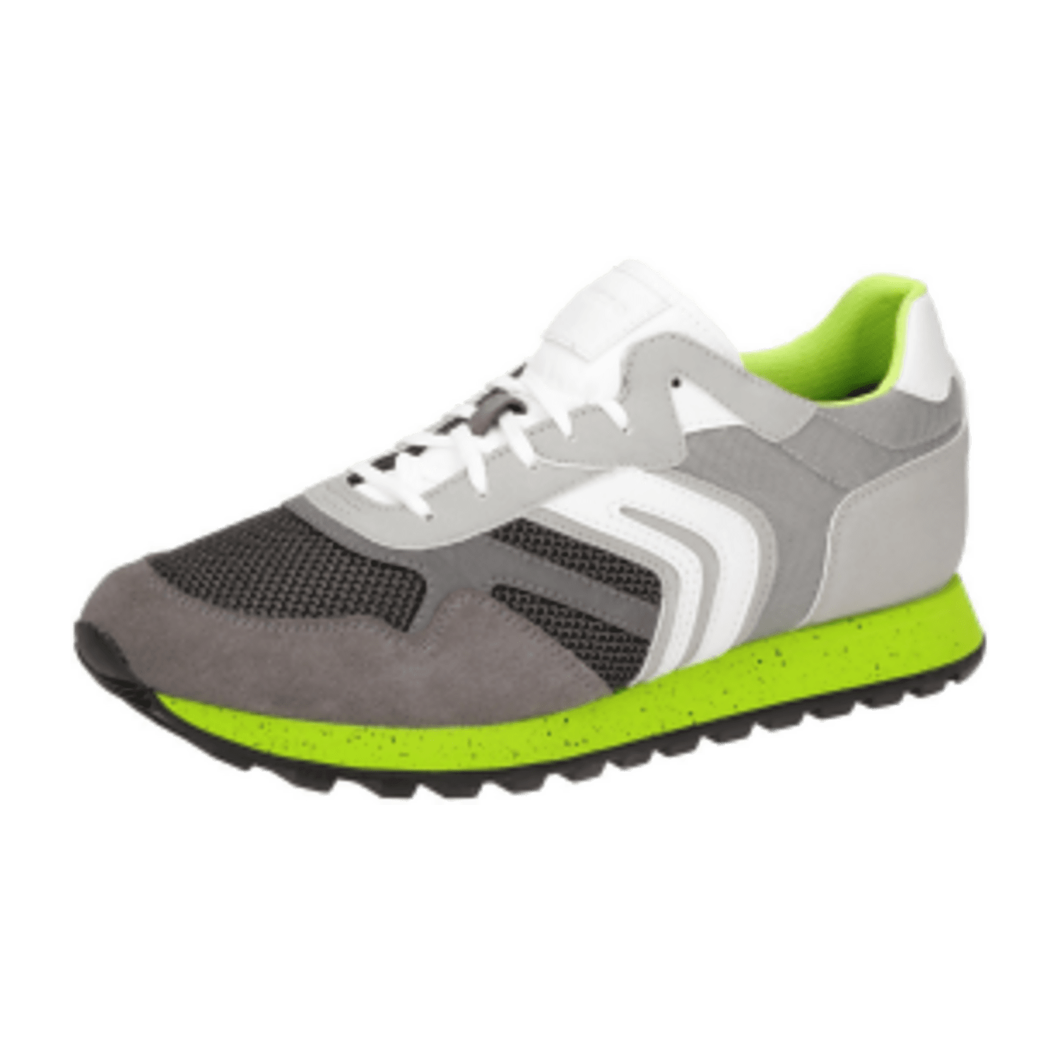 Geox Ponengte Sneaker Schuhe grau gelb U16CPA