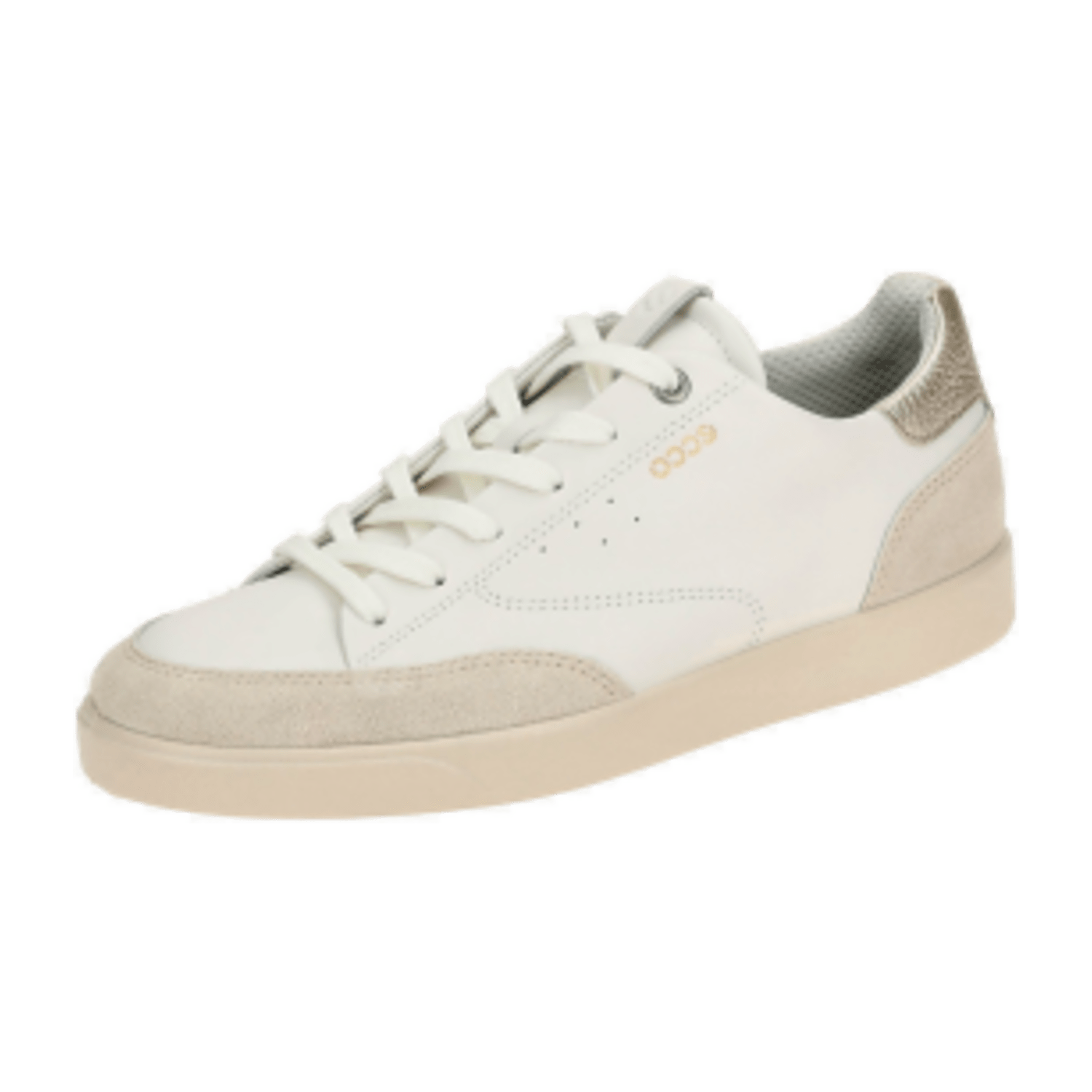 Ecco Street Lite Schuhe Sneaker weiß beige 212853