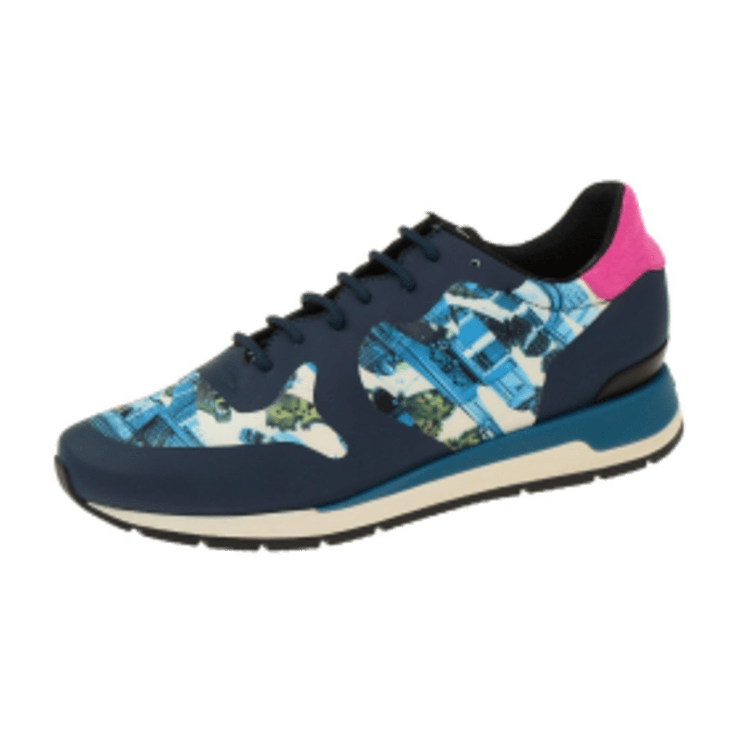 Geox Shahira Designer Schuhe blau print