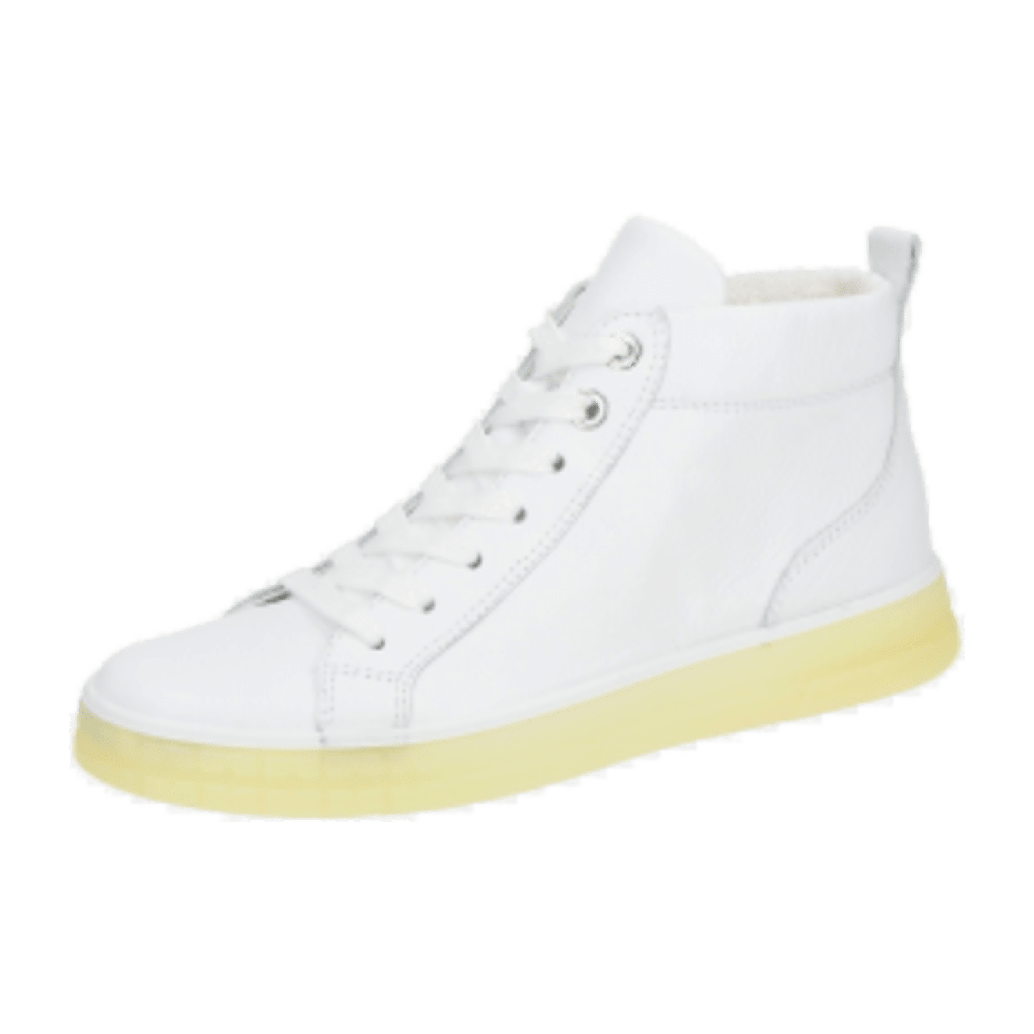 ara Frisco Schuhe Sneaker Mid cut weiß gelb 12-25202