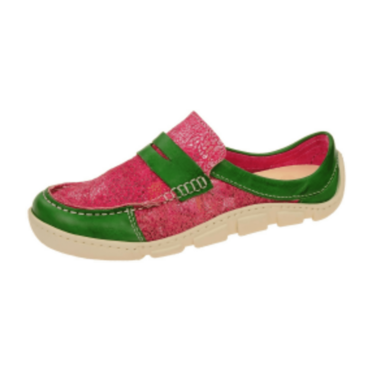 Eject Flight Schuhe rot grün Damen Slipper
