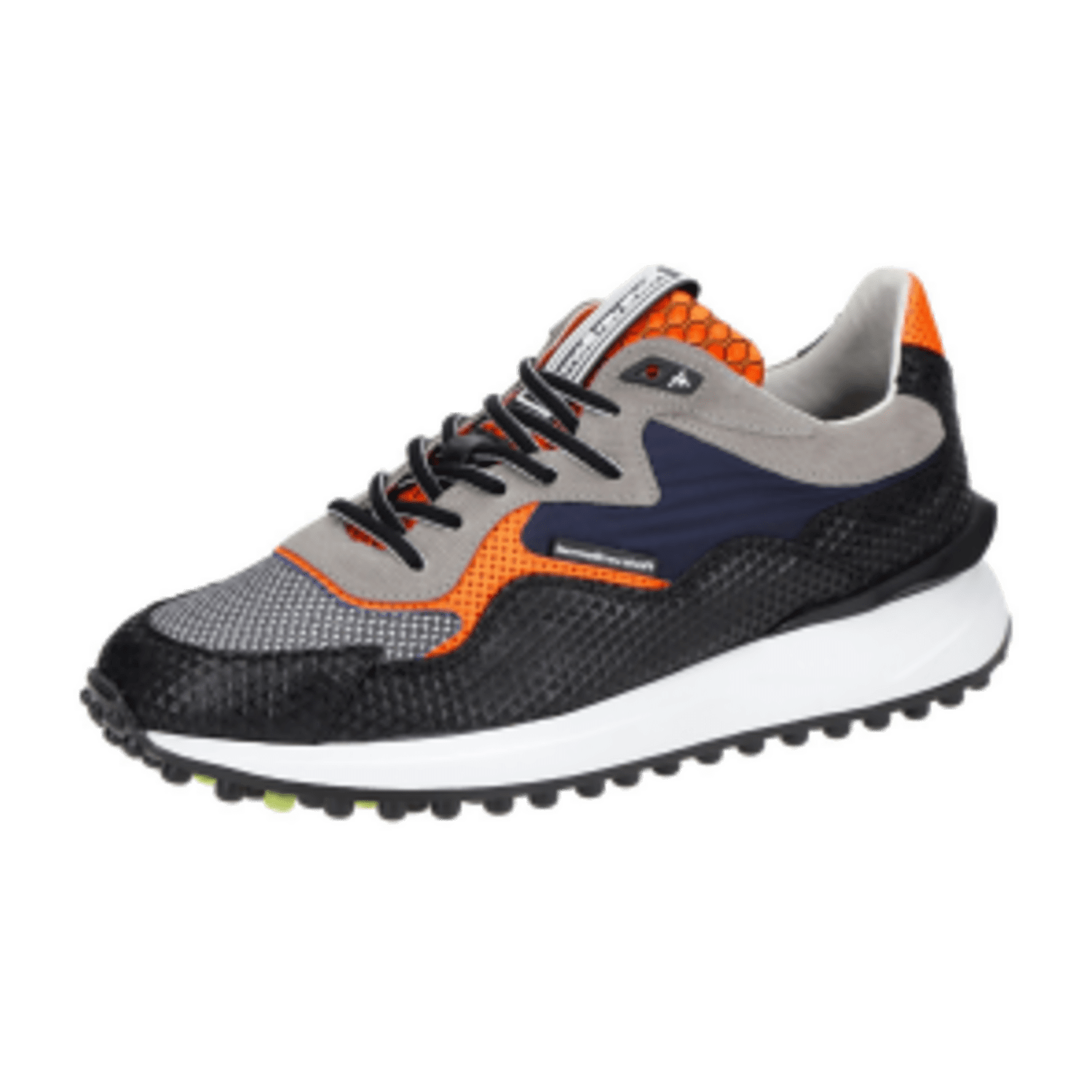 Floris van Bommel Sneaker Schuhe schwarz orange 16333
