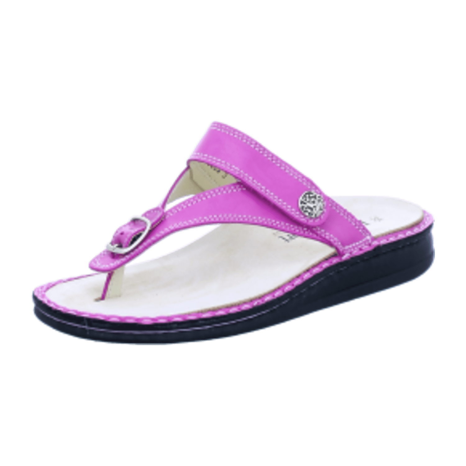 FinnComfort Alexandria-Soft Pink - Zehentrenner - Damenschuhe Pantolette /  Zehentrenner, Mehrfarbig, leder (nube)