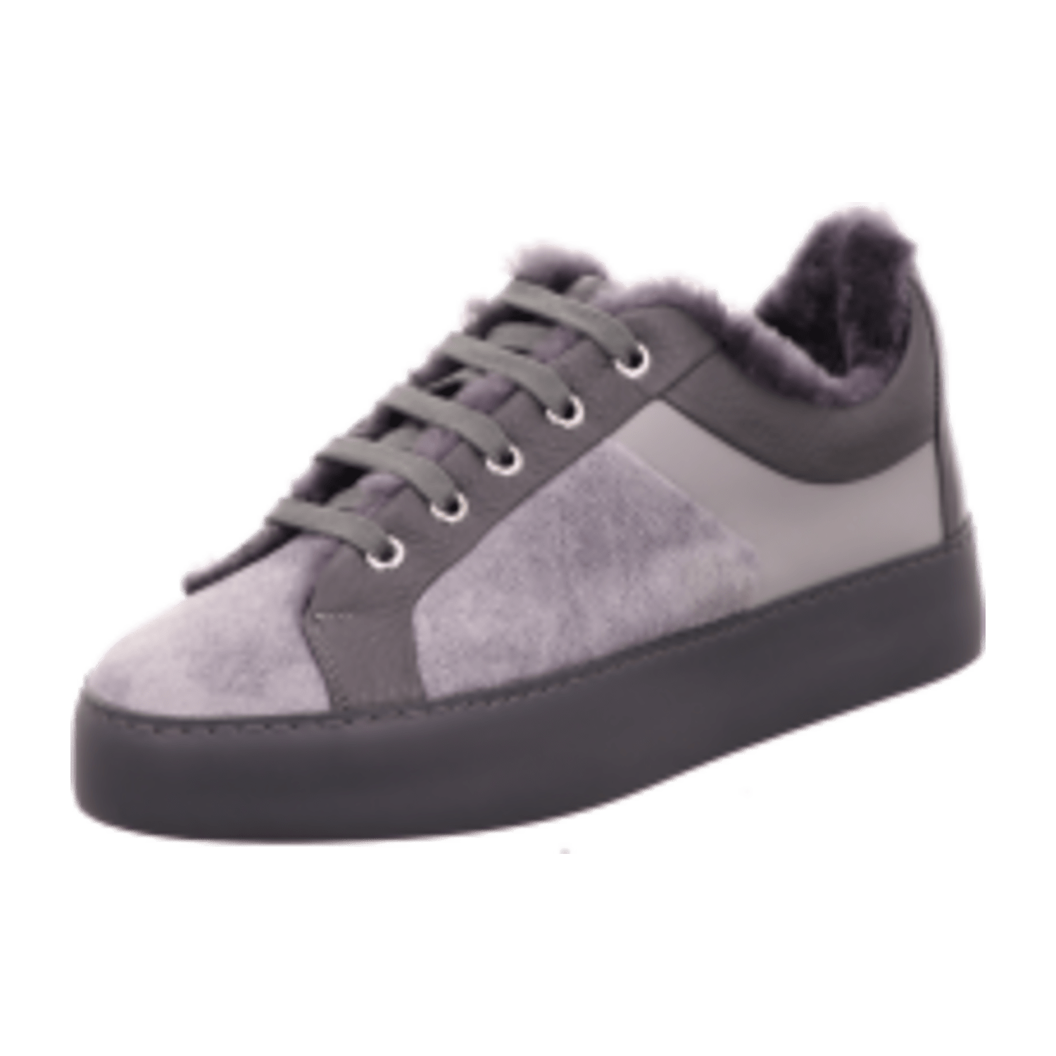 Camerlengo Sneaker, Lammfell, Grau