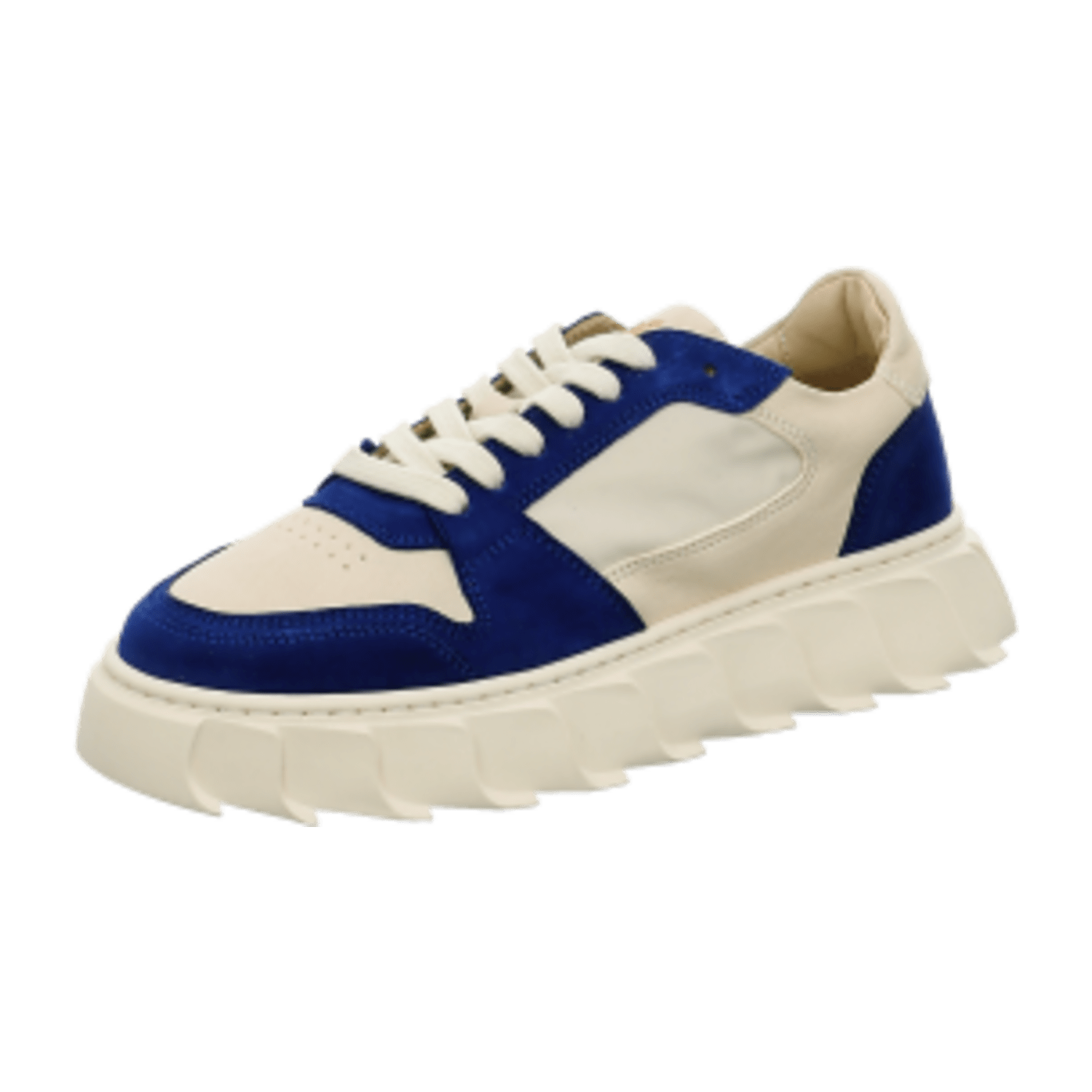 Apple of Eden London 100 AW23-London 100 electric blue Goat Suede Vegetable goat Leather