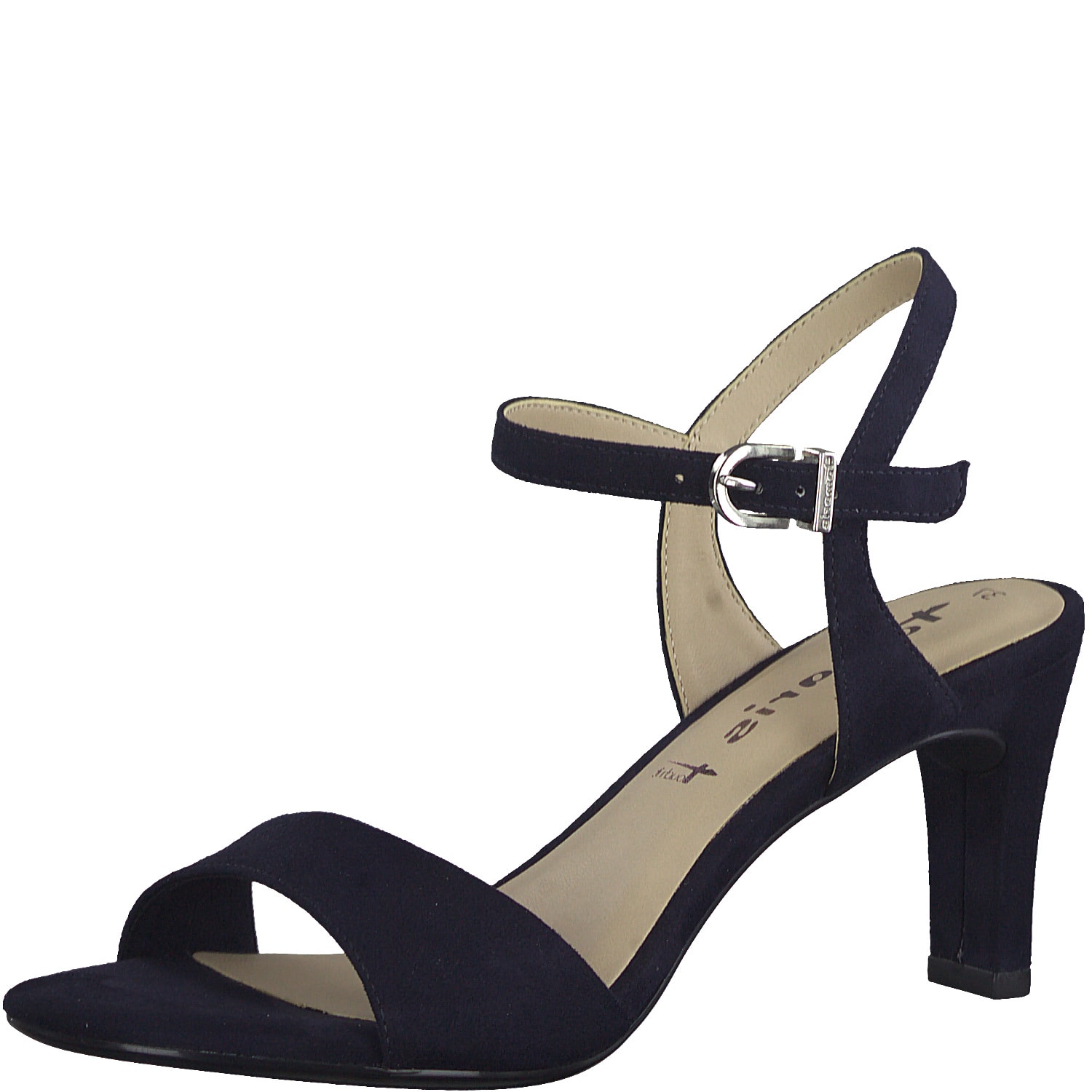 Tamaris Da.-Sandalette für Damen, blau, Gr. 37 EU