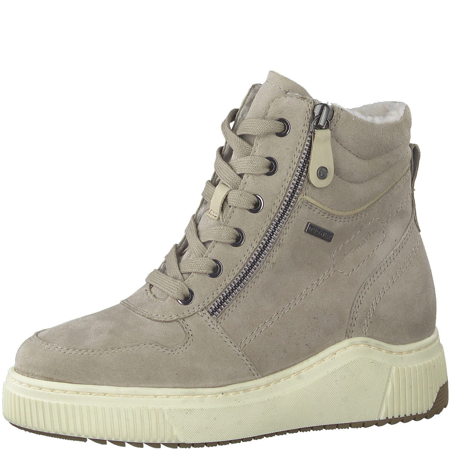 Tamaris Da.-Stiefel für Damen, beige, Größe 41 EU