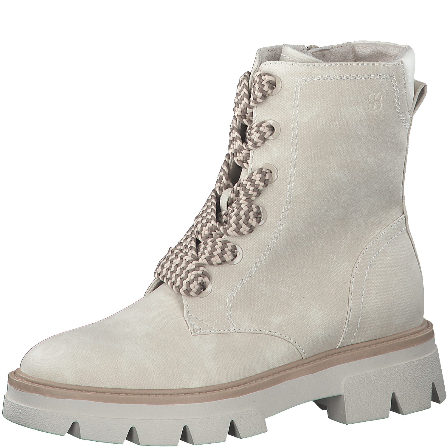 S.Oliver S. Oliver 5-5-25235-29/462 CREAM Schnürstiefel  HW 22/23 für Damen, beige, Größe 38 EU