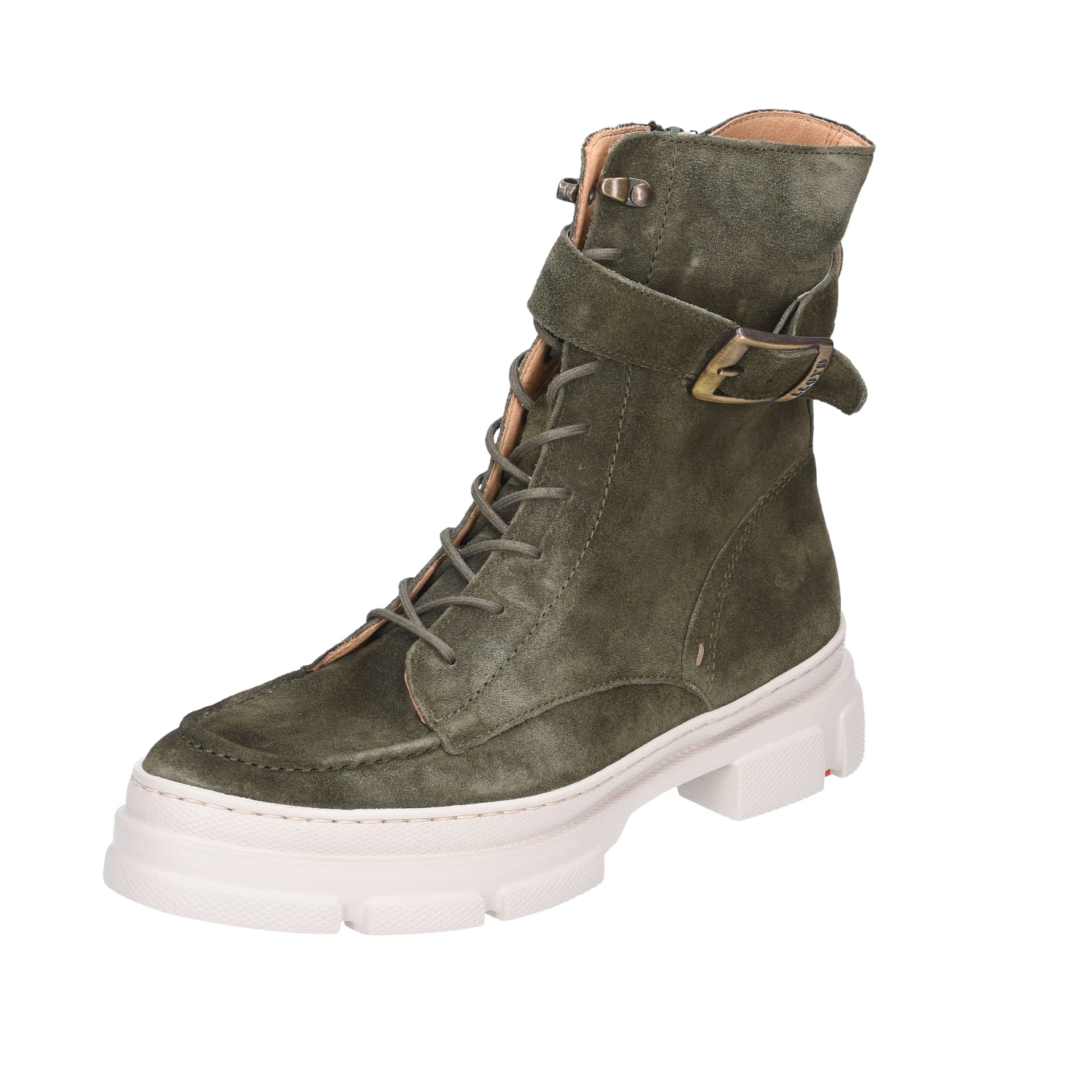 Lloyd Schnürboot für Damen, grün, Gr. 36 ½ EU / 4 UK