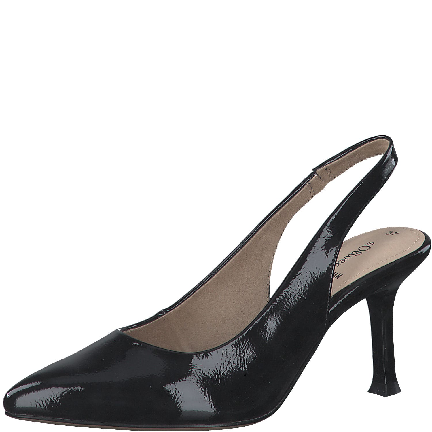 s.Oliver Slingpumps für Damen, schwarz, Gr. 38 EU
