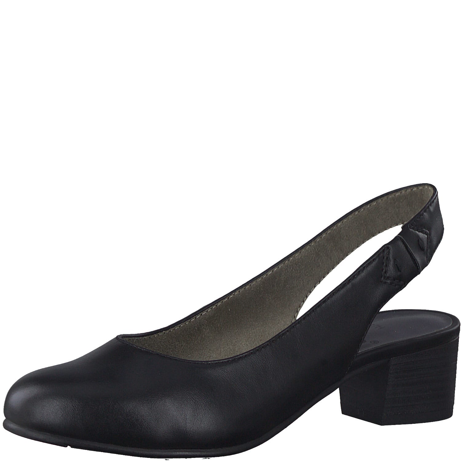 Jana Slingpumps für Damen, schwarz, Gr. 38 EU