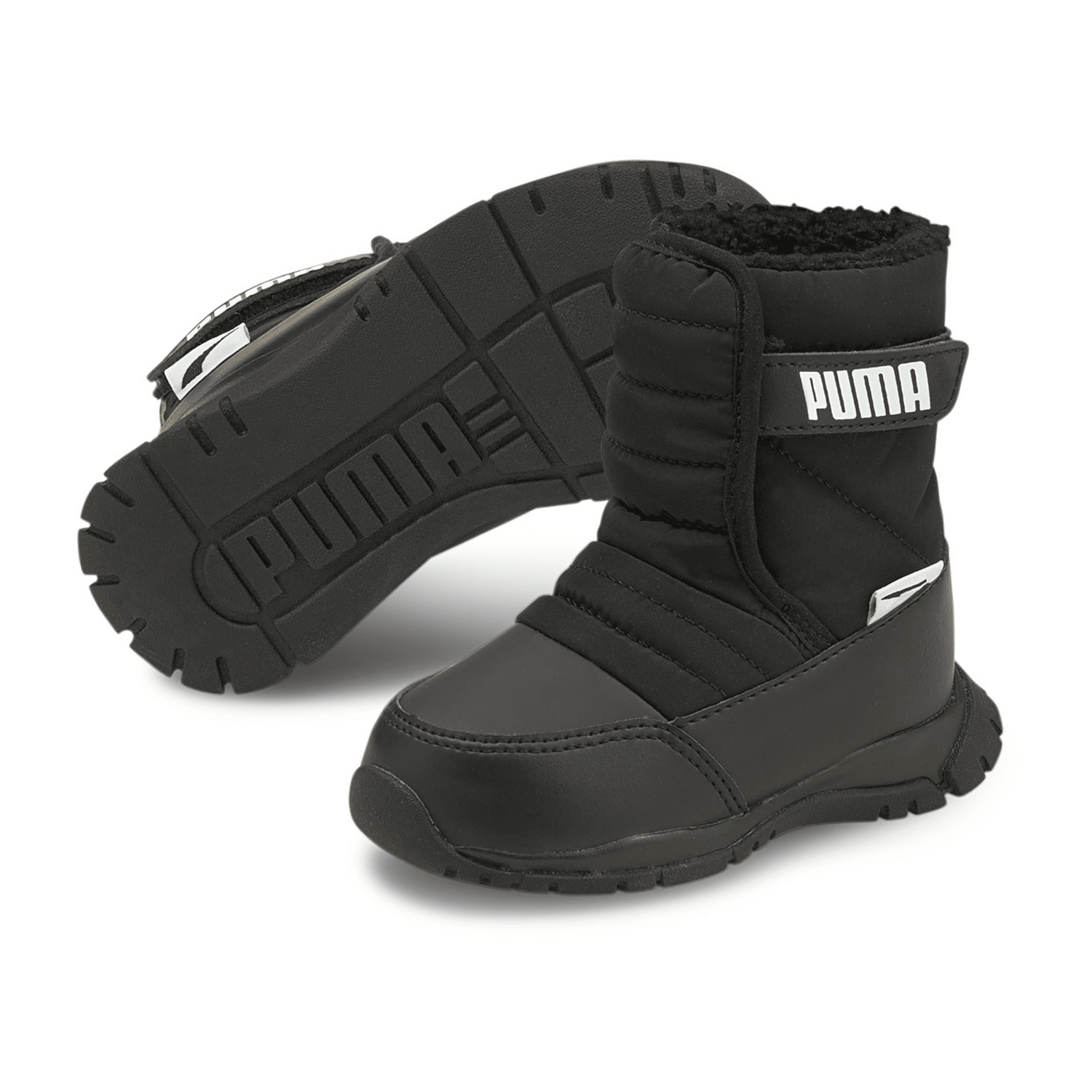 Puma Nieve Boot Winterized AC Baby Boots Winterstiefel gefüttert PUMA black/PUMA white 25 für Kinder, schwarz, Größe 25 EU