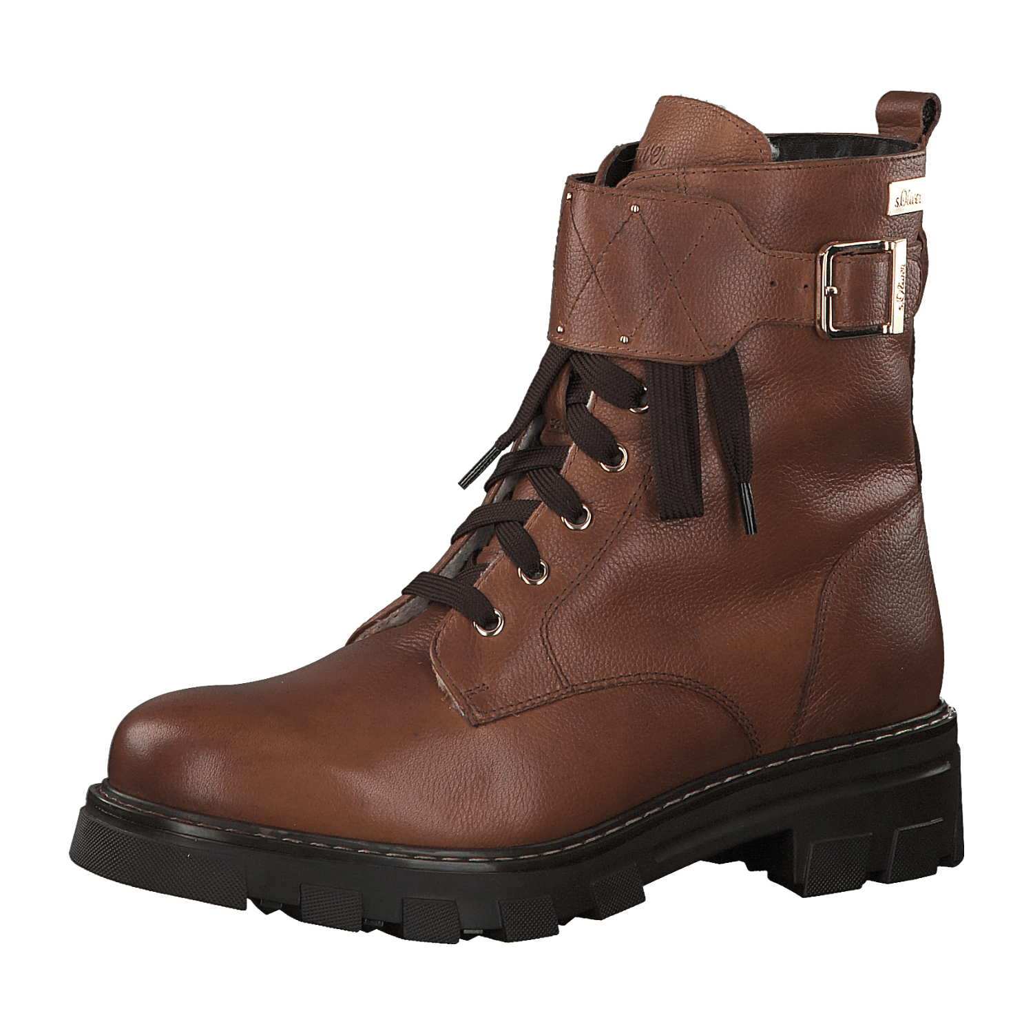 S.Oliver [WOMEN] 5-5-26254-27/305 COGNAC Schnürstiefel  HW 21/22 für Damen, braun, Größe 38 EU