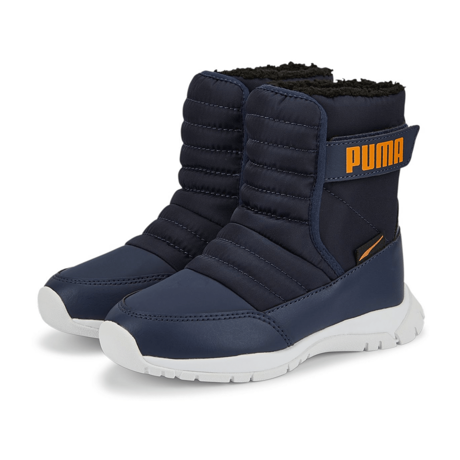 Puma Nieve Boot Winterized AC PS Winterstiefel gefüttert Kinder PUMA black/PUMA black 35 für Kinder, blau, Gr. 33 EU