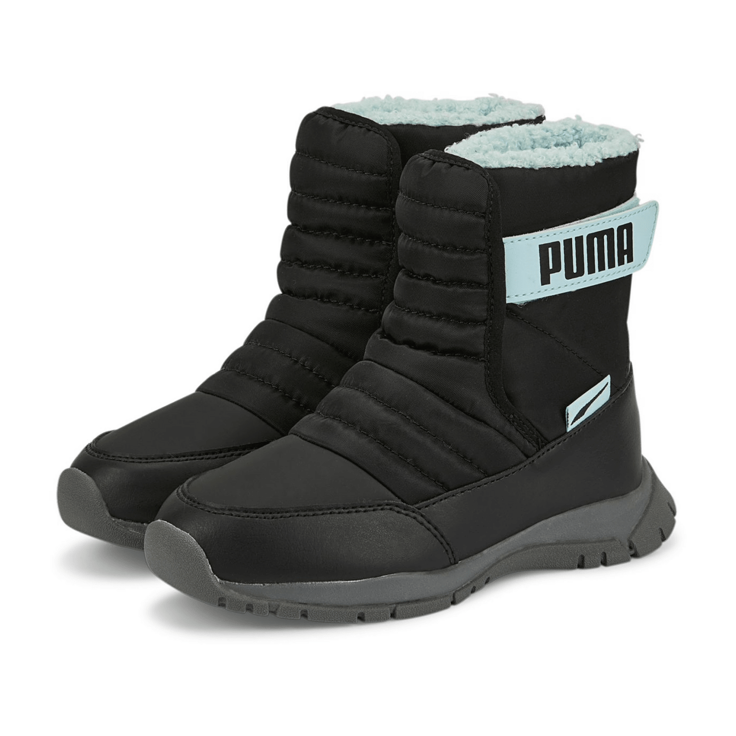 Puma Nieve Boot Winterized AC PS Winterstiefel gefüttert Kinder PUMA black/PUMA black 35 für Kinder, schwarz, Gr. 28 EU