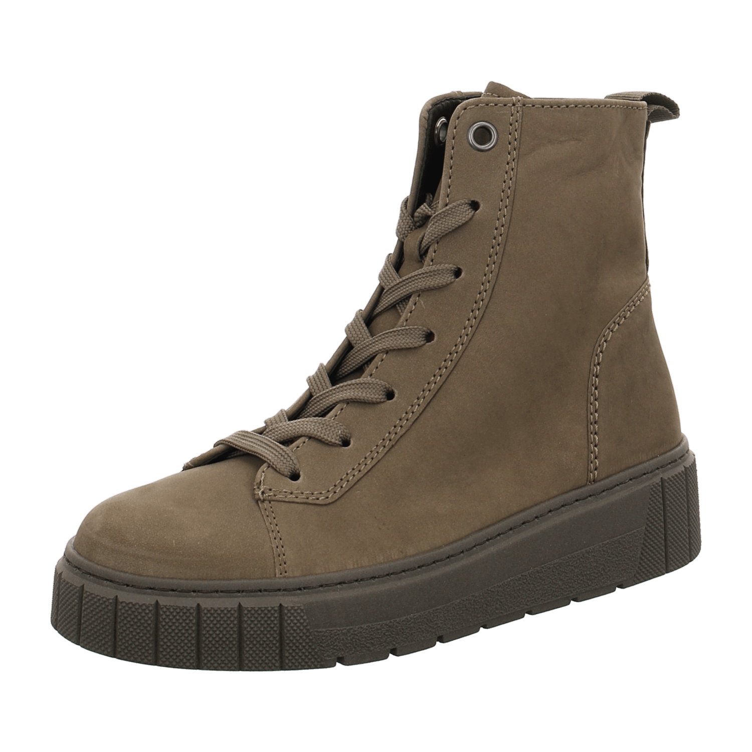 Gabor Schnürboot für Damen, grün, Gr. 37 ½ EU / 4,5 UK