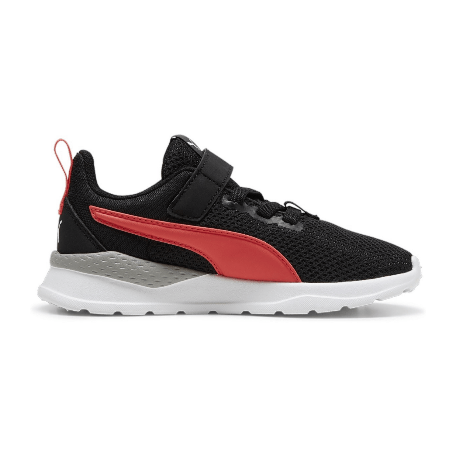 Puma Anzarun Lite AC PS Kinder Sneaker mit Klettverschluss PUMA black/ultra gray 35 für Kinder, schwarz, Gr. 34 ½ EU / 2,5 UK