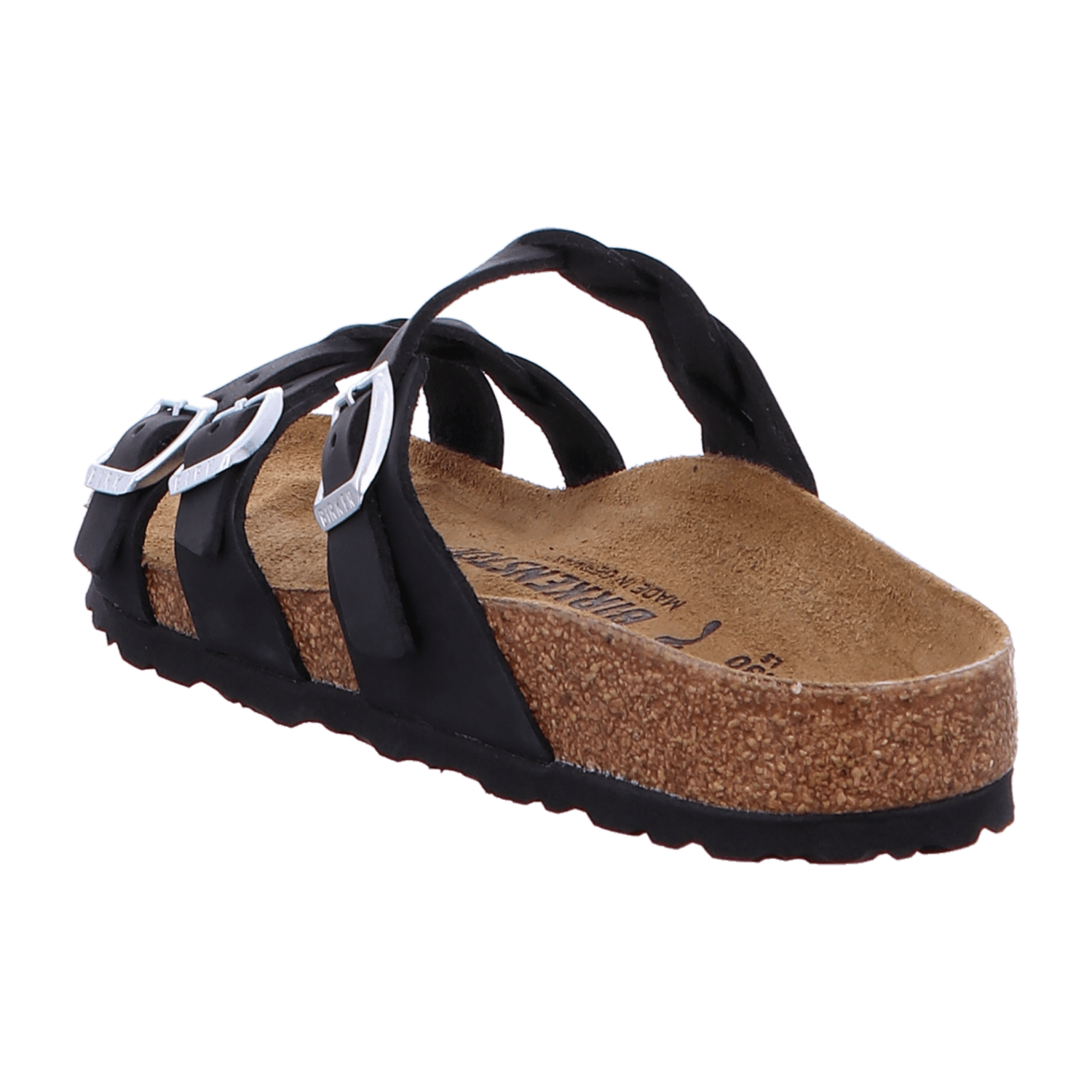 Birkenstock Franca Braided in Schwarz | schuhe.de 