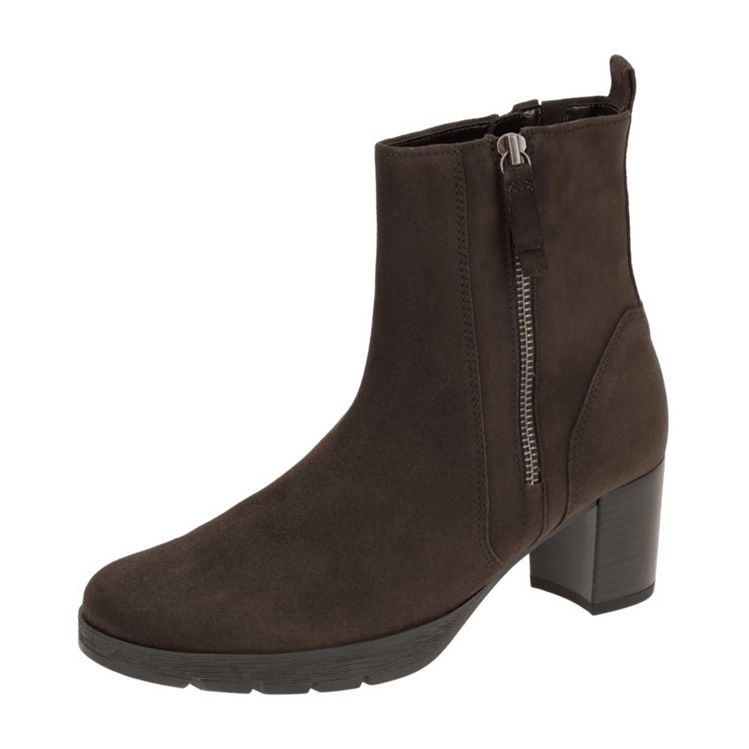 Gabor comfort Stiefelette braun mocca Velour 32.073.45 für Damen, braun, Größe 38 ½ EU / 5,5 UK