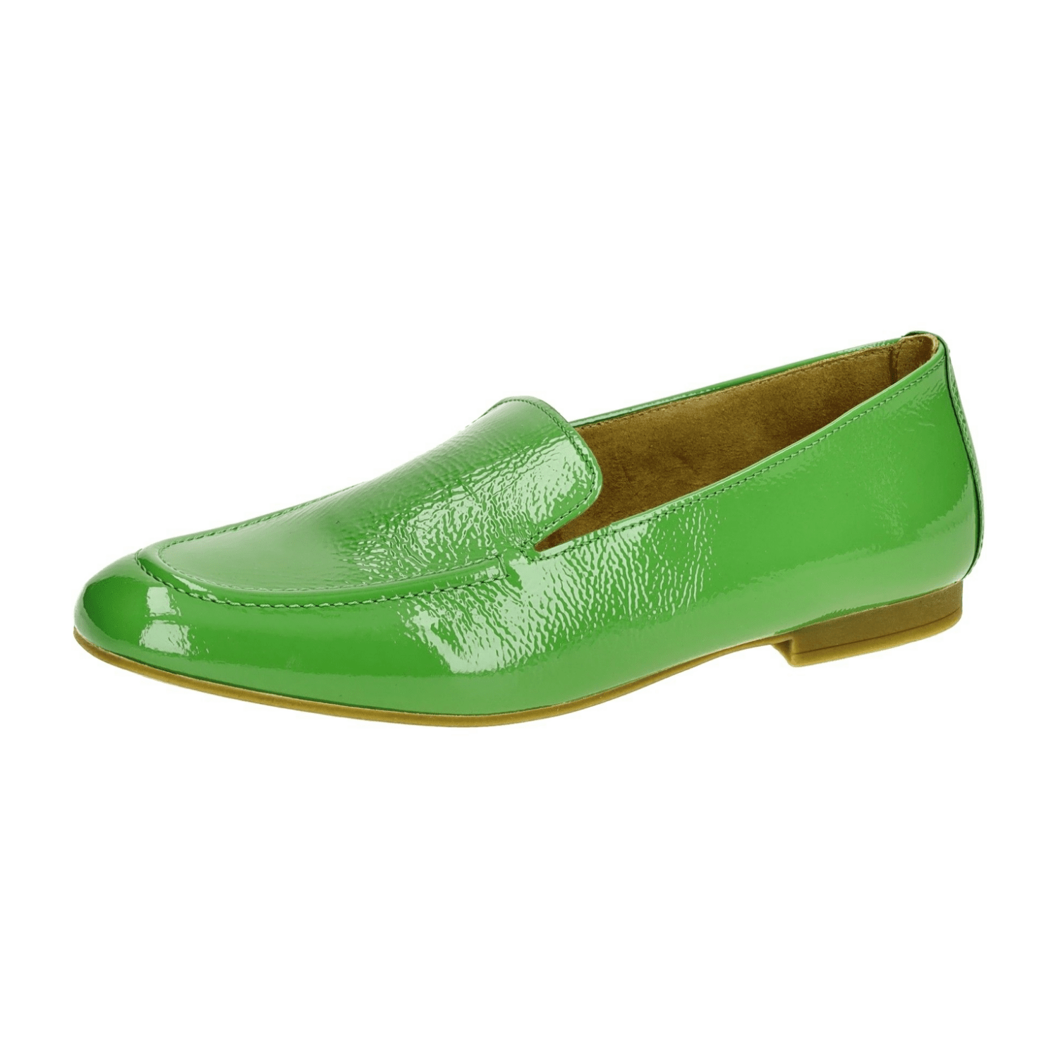 Gabor Schuhe Slipper grün Lack Mokassin 45.214.99 für Damen, grün, Gr. 40 ½ EU / 7 UK