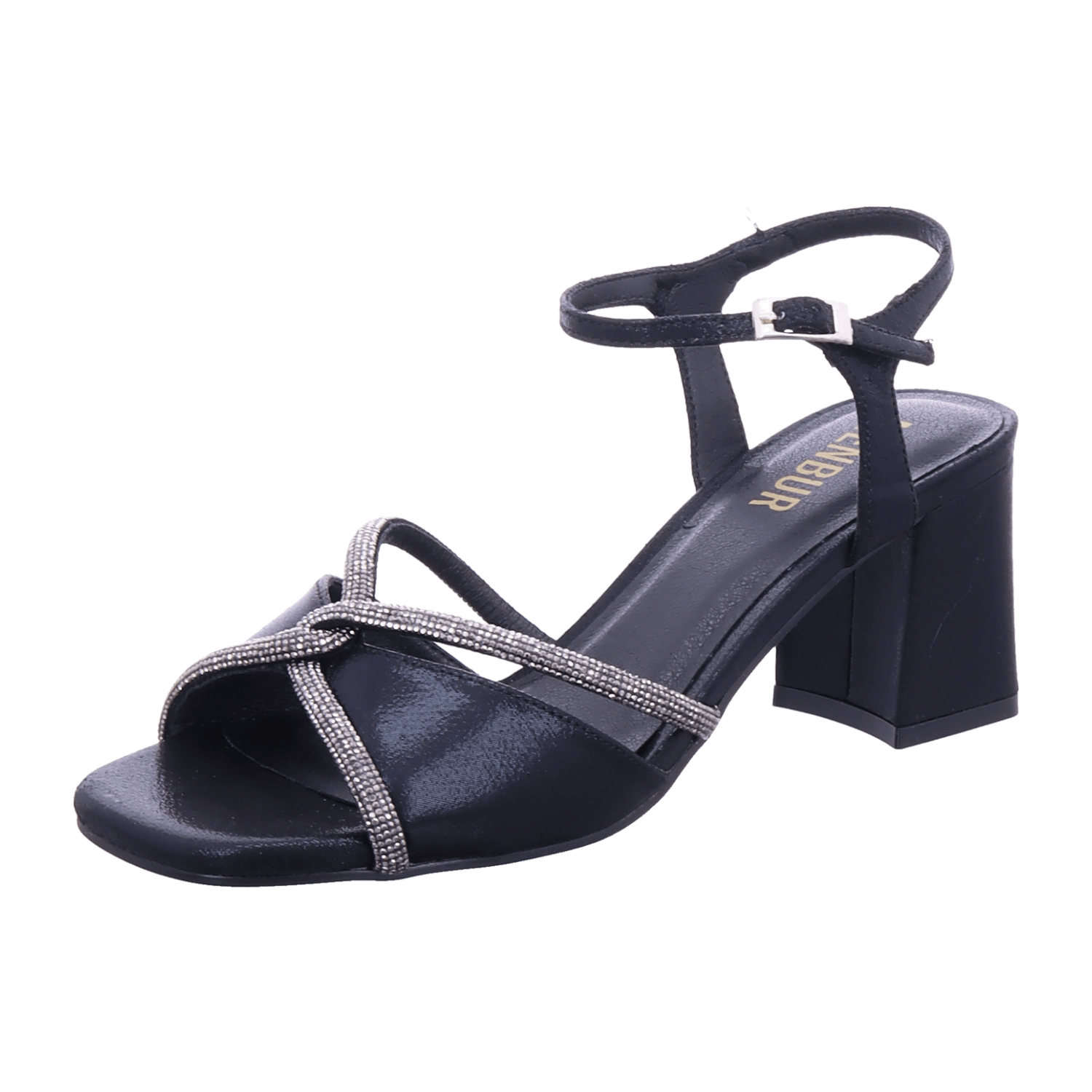 Menbur 25596 01 Riemchensandaletten in Schwarz | schuhe.de