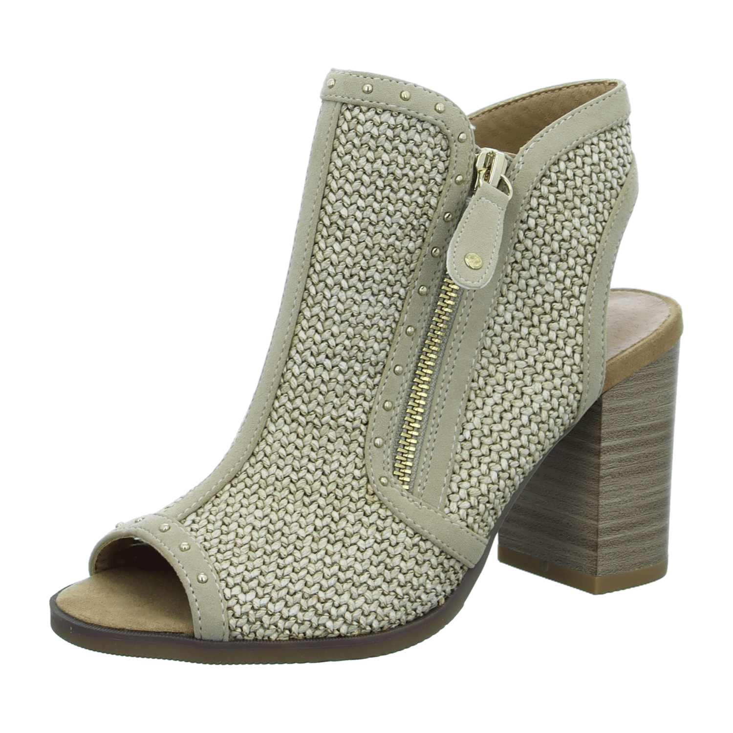 Mustang 1492801-4 Schaftsandalen in Beige | schuhe.de