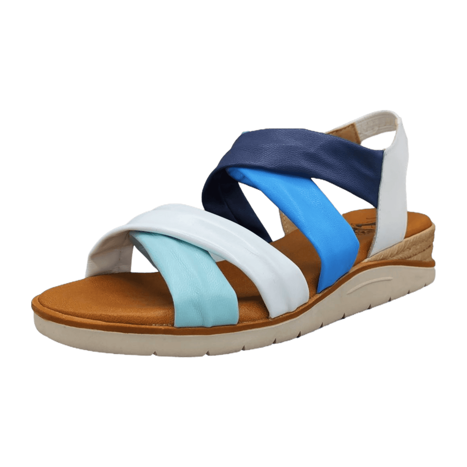 2 GO FASHION Damen Sandalen #SeoVarYear# für Damen, blau, Gr. 39 EU