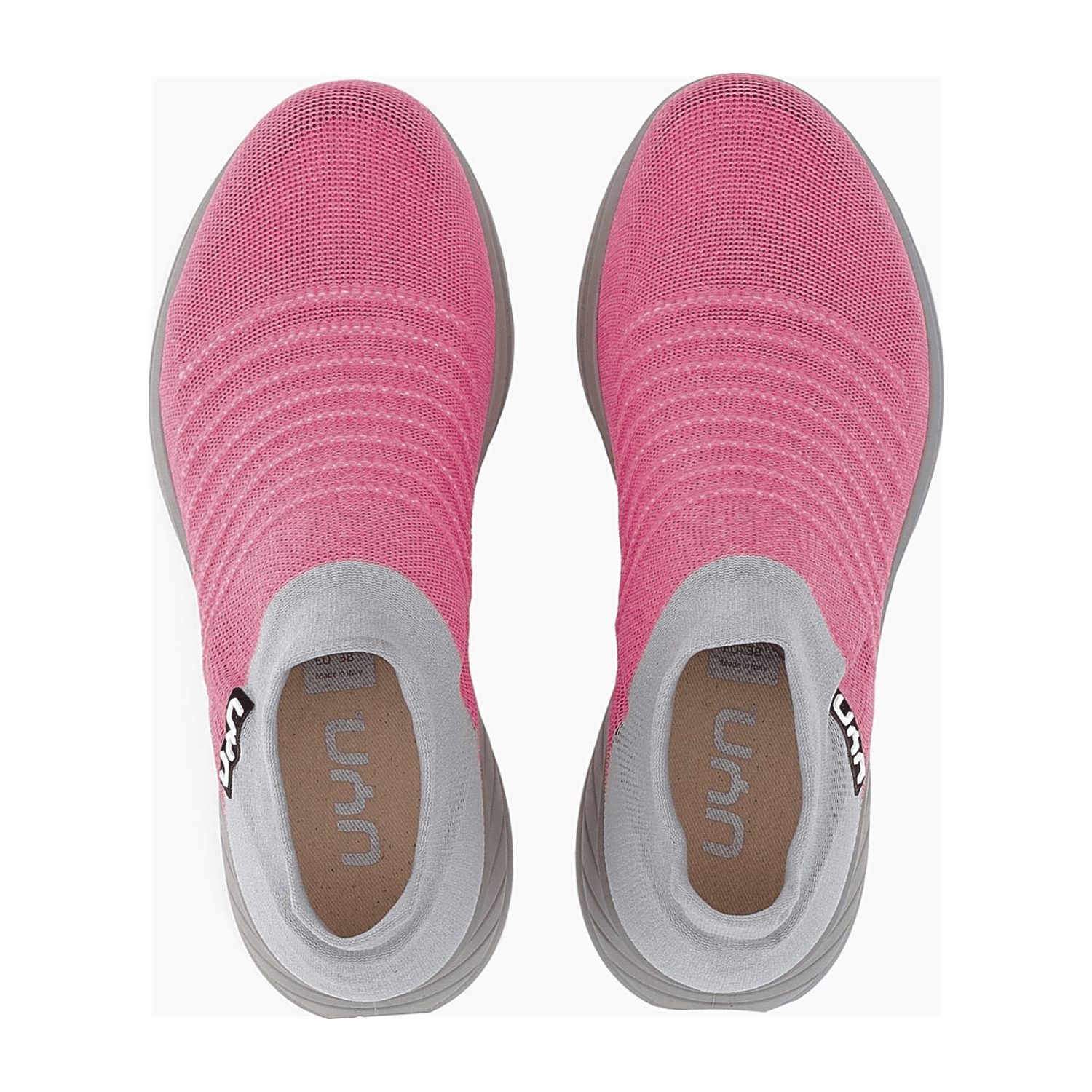 UYN Ecolypt Slip-on Sneaker mit grauer Sohle Damen tea rose 39 für Damen, pink, Gr. 42 EU