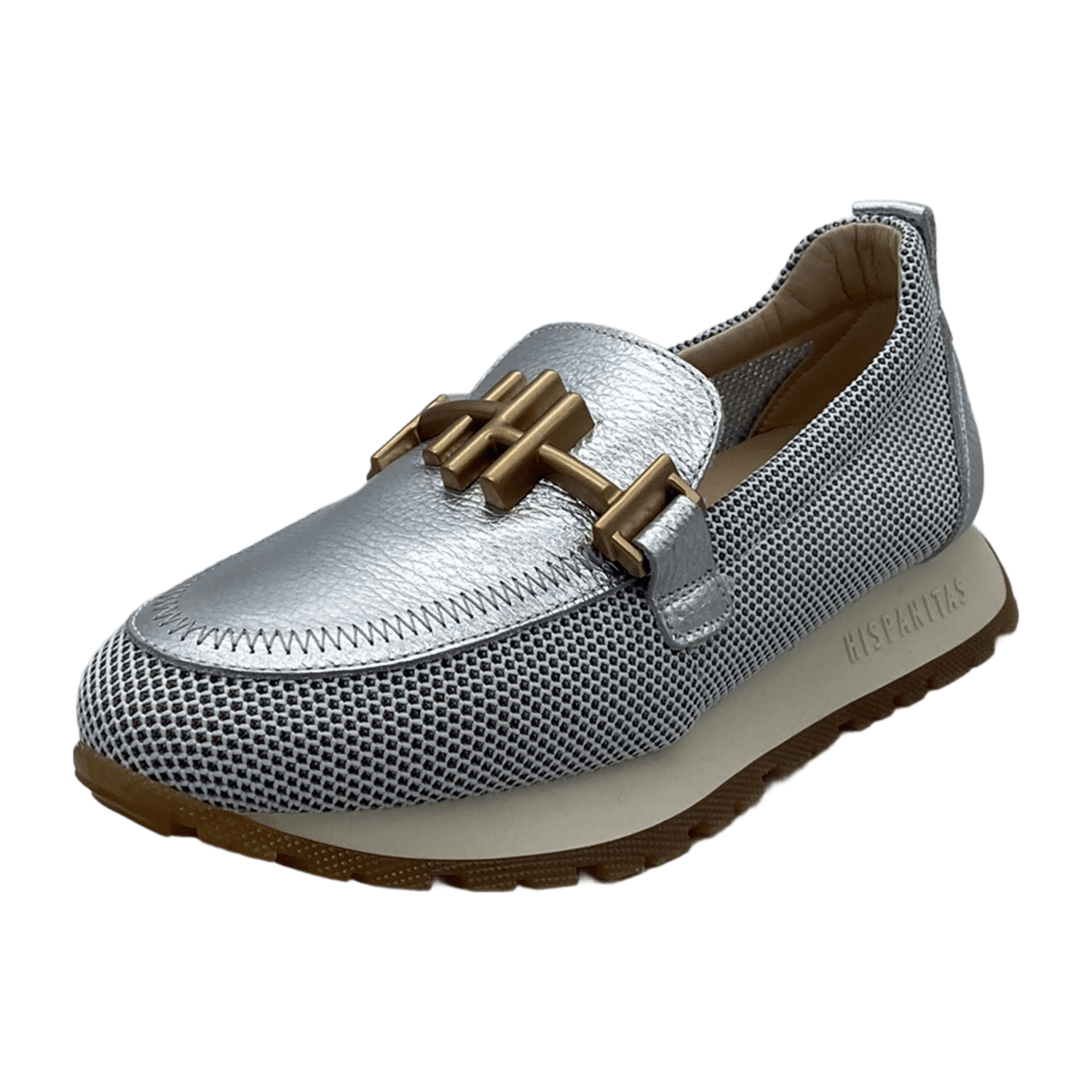 Hispanitas Damen Slipper für Damen, silber, Gr. 41 EU