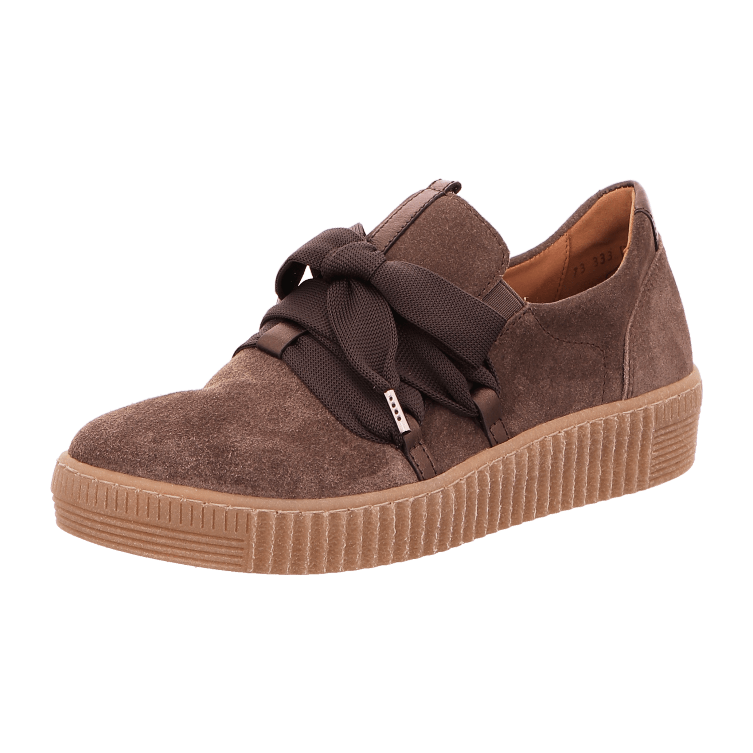 Gabor Schuhe braun mohair Velour Damen Slipper 73.333.18 für Damen, grau, Gr. 39 EU / 6 UK