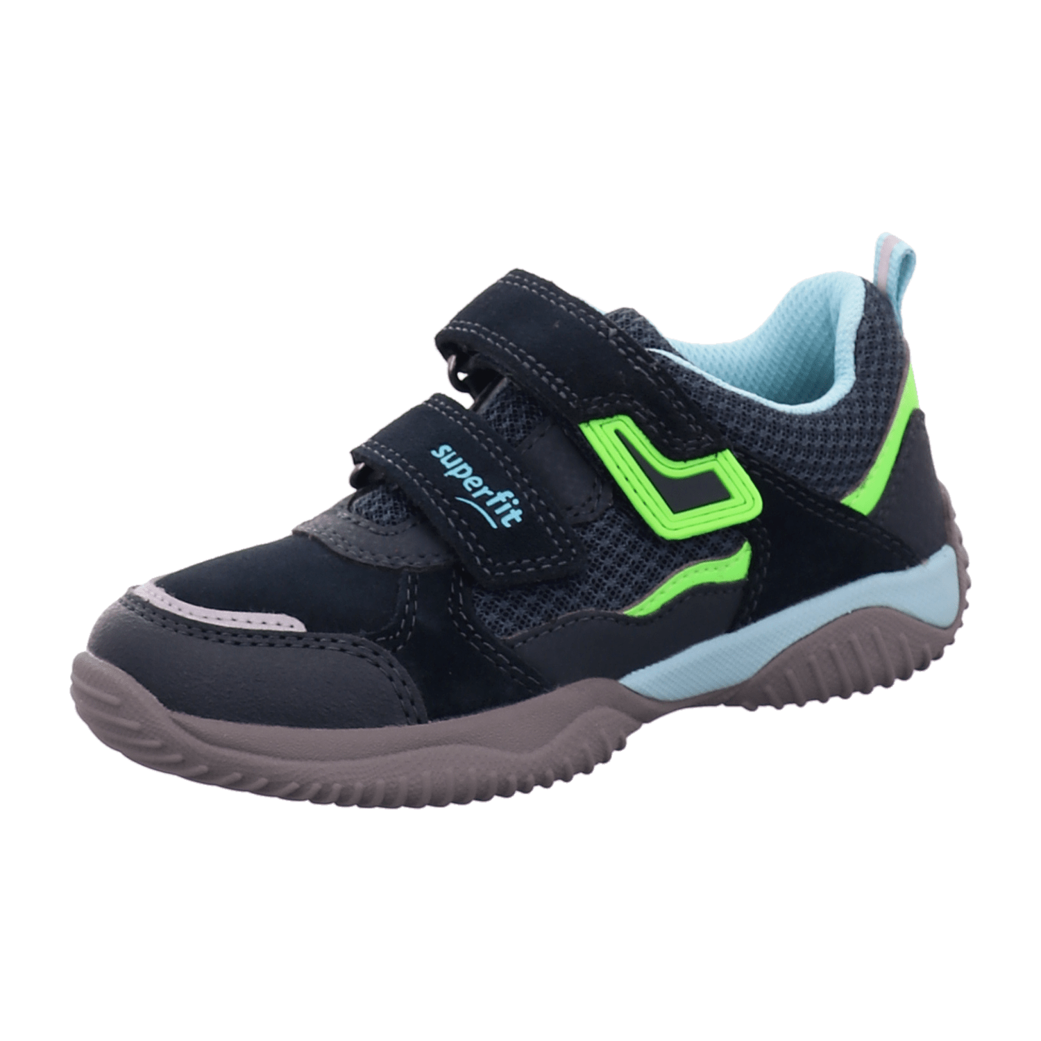 Superfit Sportschuh Synthetik  STORM für Kinder, blau, Größe 30 EU