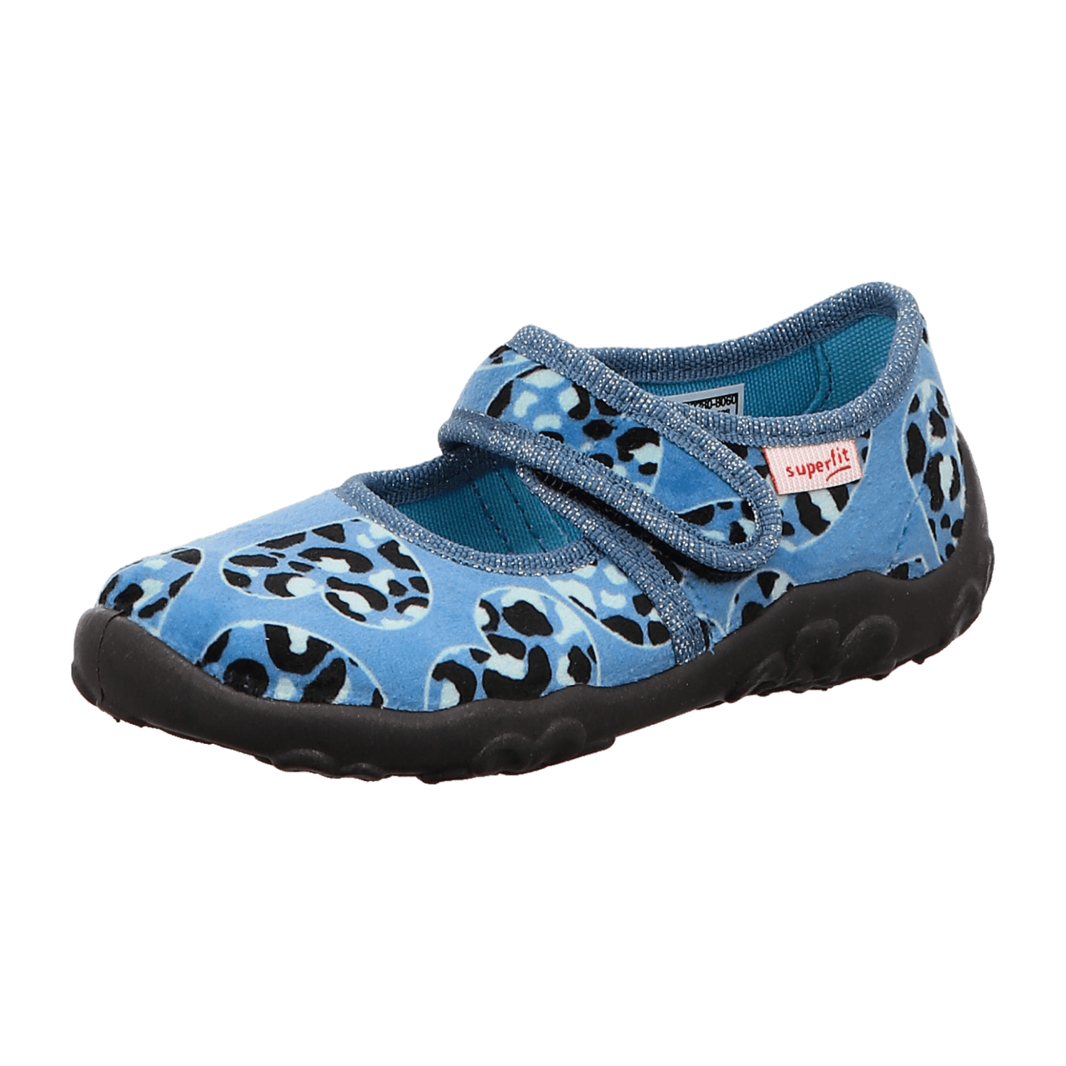 Superfit Hausschuh Textil  BONNY für Kinder, blau, Größe 25 EU