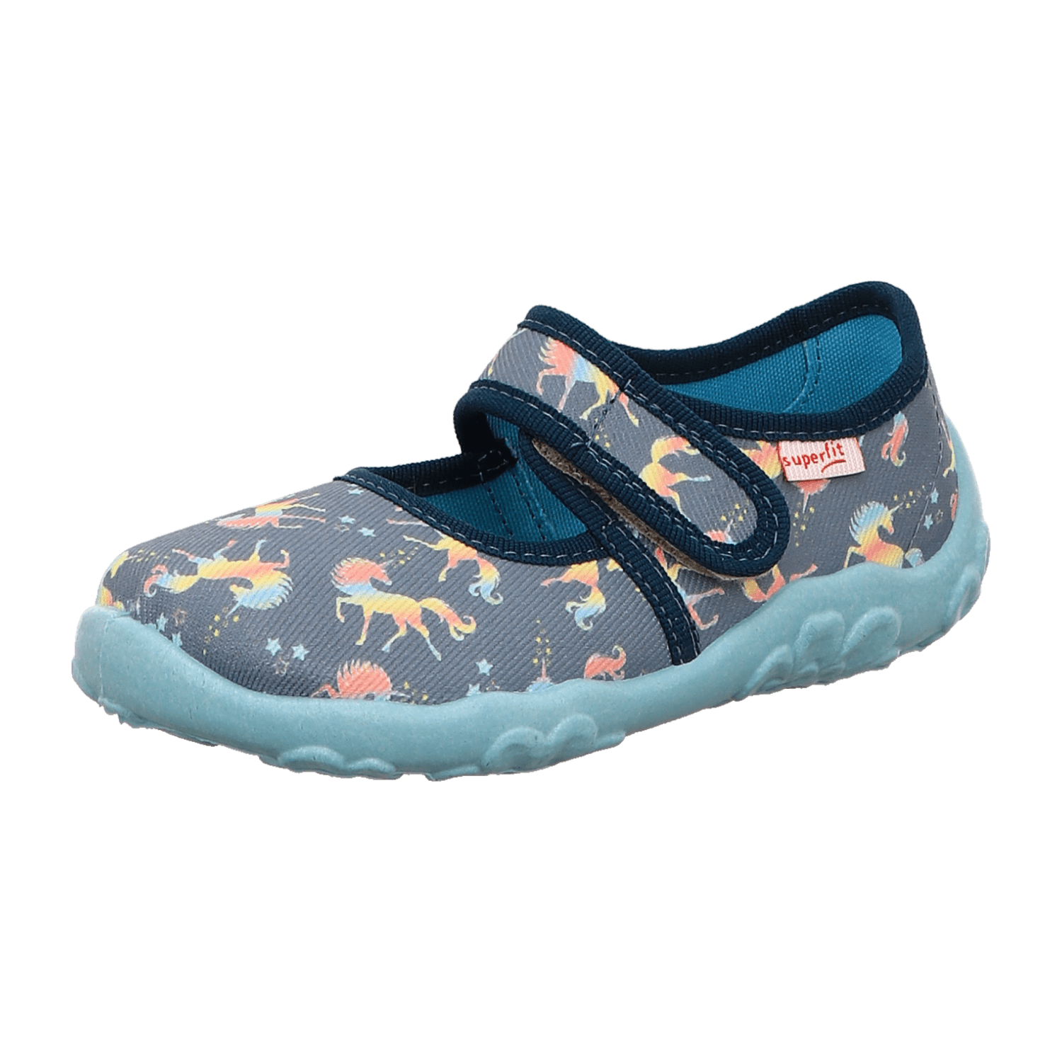 Superfit Hausschuh T für Kinder, blau, Größe 25 EU