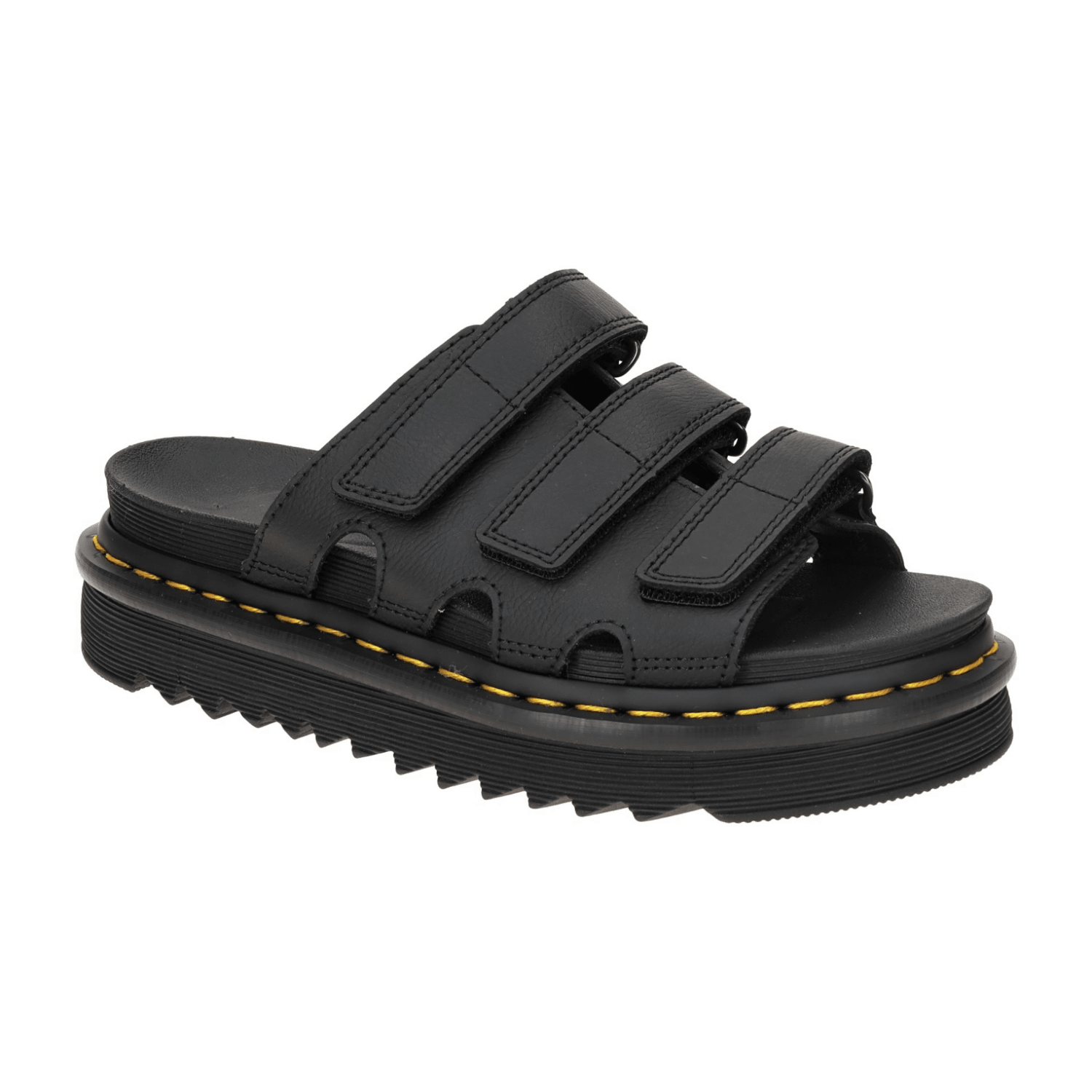 Dr. Martens Airwair Dr. Martens Raine Slide Pantolette schwarz 40522001 für Damen, schwarz, Größe 37 EU