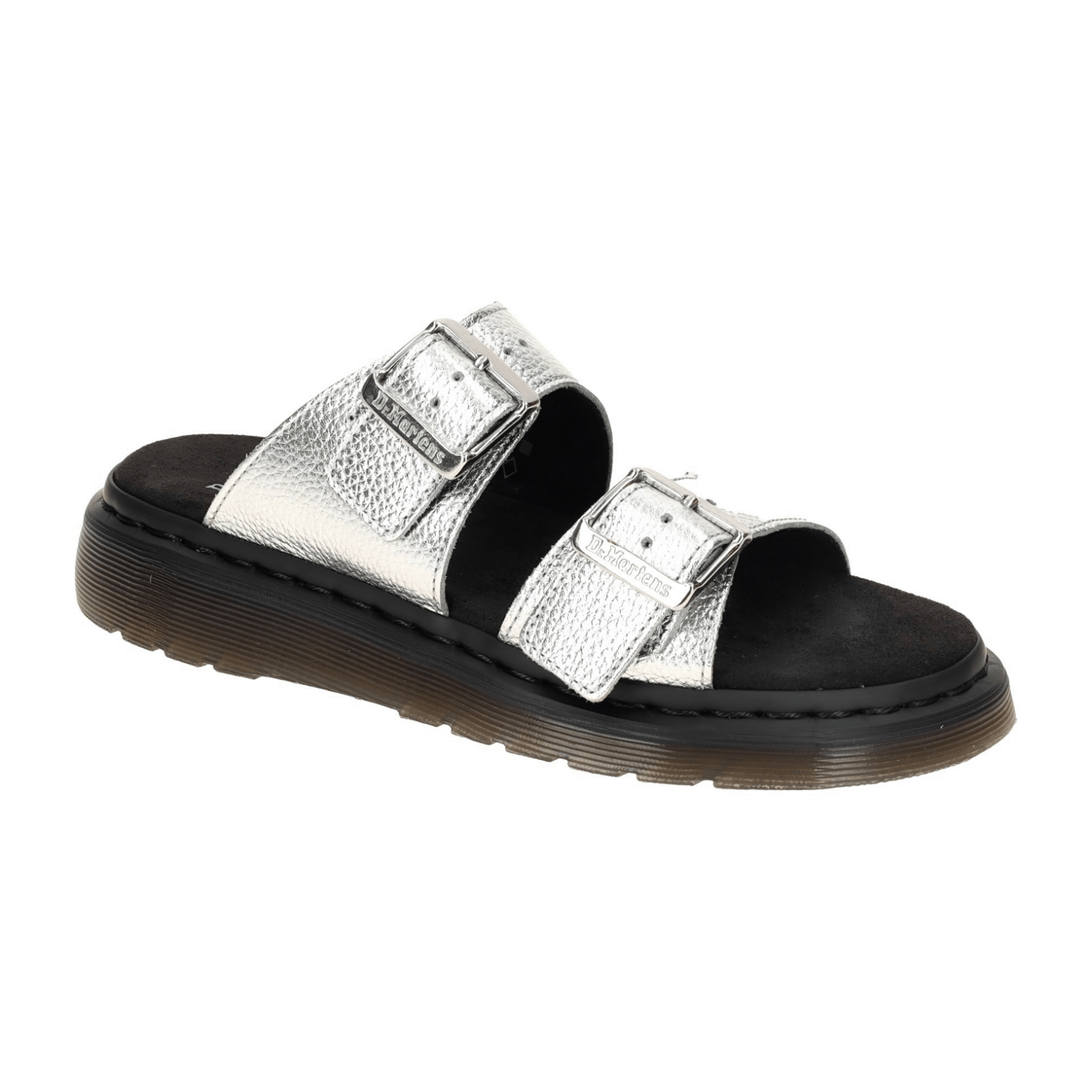 Dr. Martens Airwair Dr. Martens Josef Pantolette silber metallic 41776020 für Damen, silber, Größe 36 EU