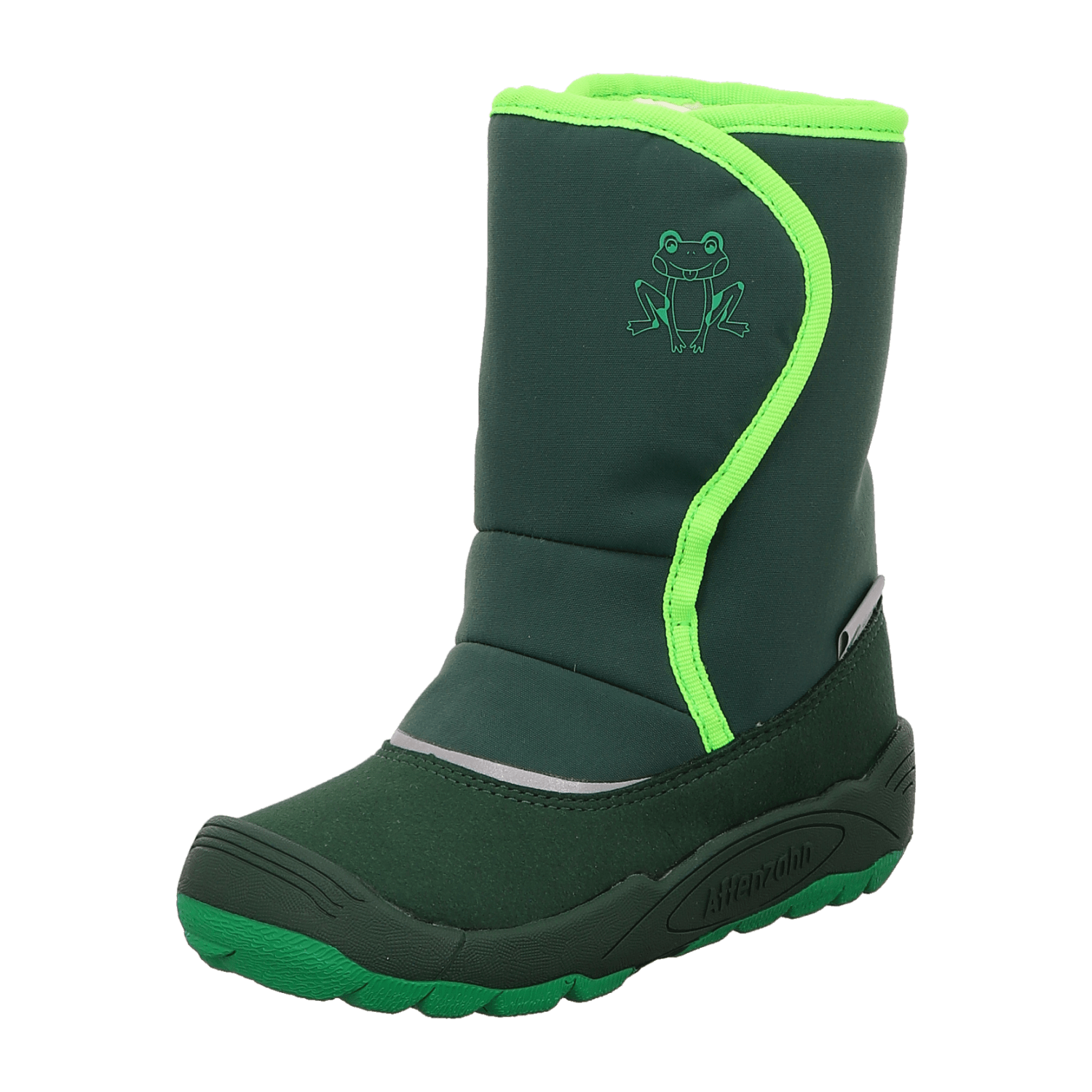 Affenzahn Freezy Frosch für Kinder, grün, Größe 30 EU