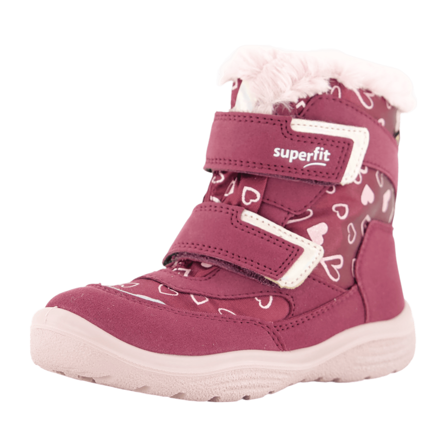 Superfit Stiefelette Synthetik  CRYSTA für Kinder, pink, Gr. 25 EU