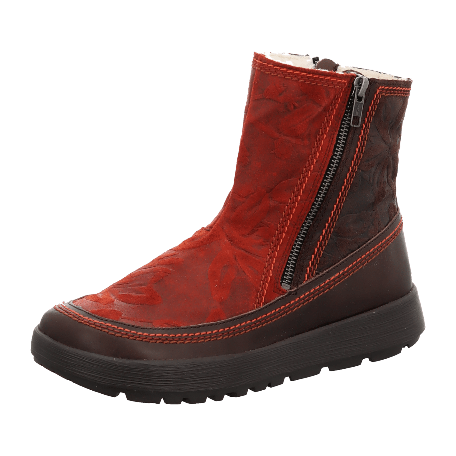 Think Comoda Stiefelette rost-kombi für Damen, rot, Größe 36 EU