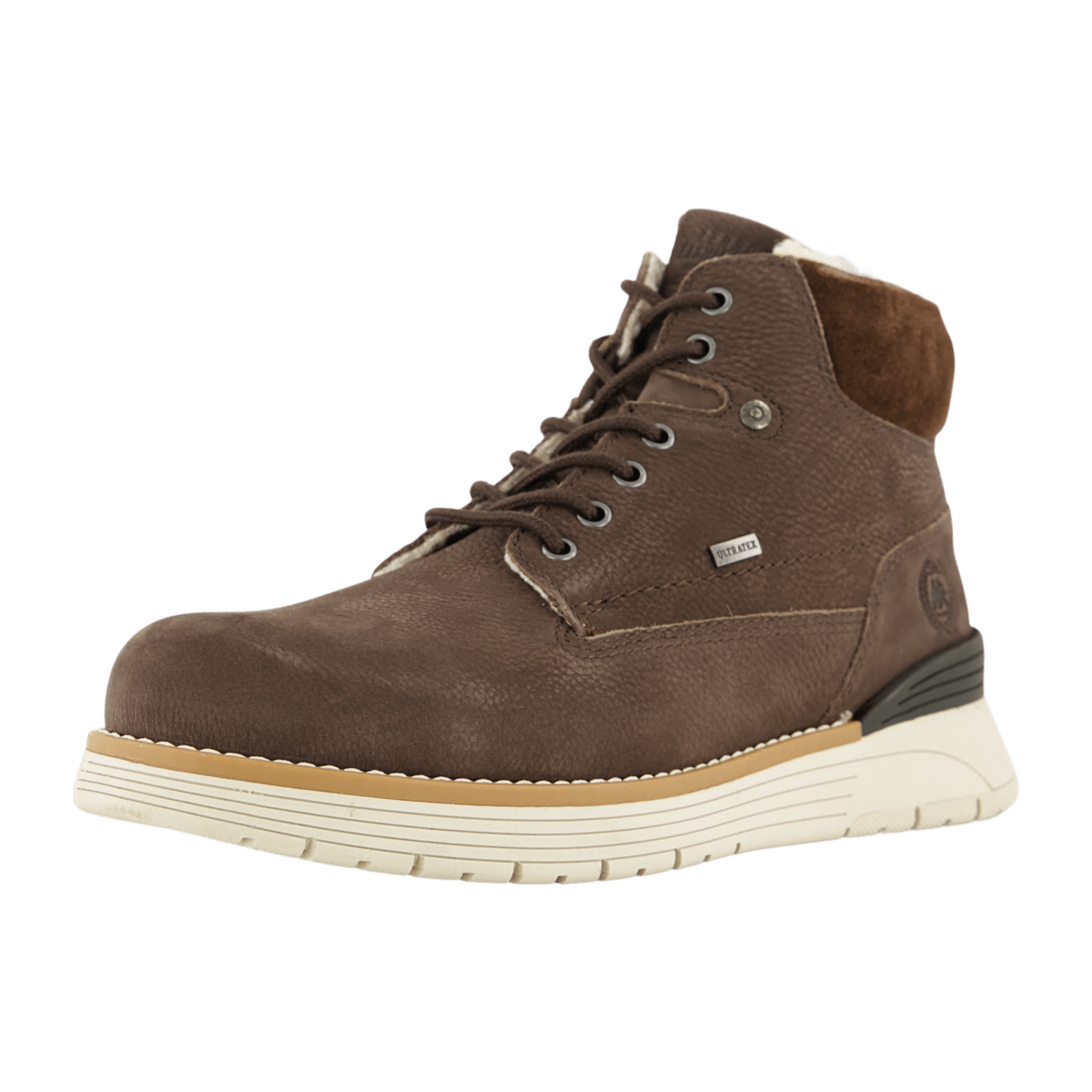 2 GO FASHION Damen Schnuer-Stiefelette für Herren, braun, Größe 42 EU