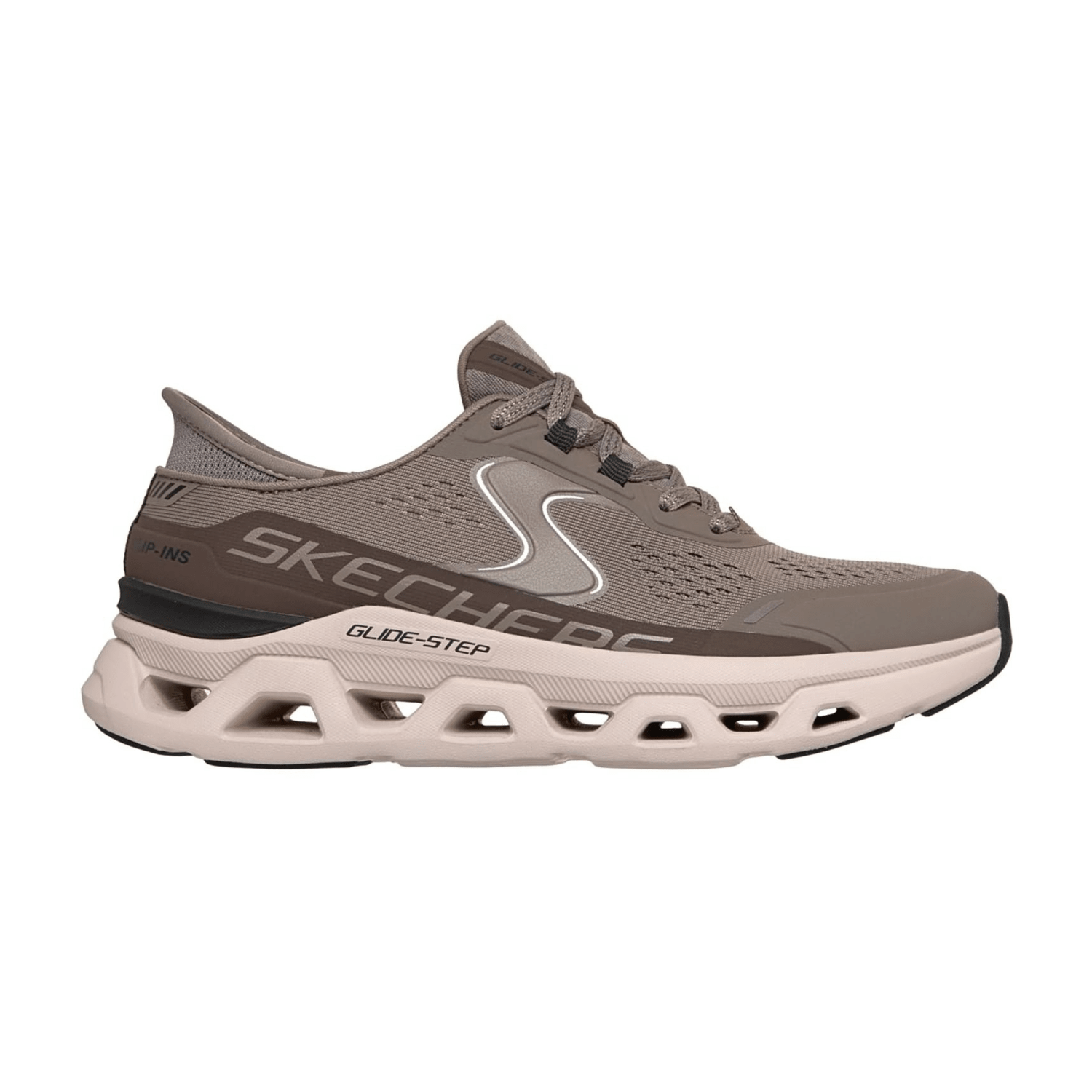 Skechers 150510 GYPK Sportliche Slipper in Grau | schuhe.de