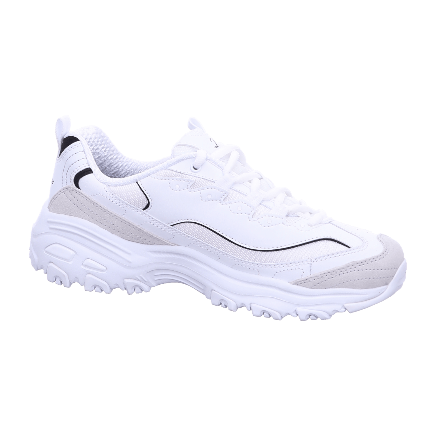 Skechers 150231 WBK Sportliche Schnürschuhe in Weiß | schuhe.de