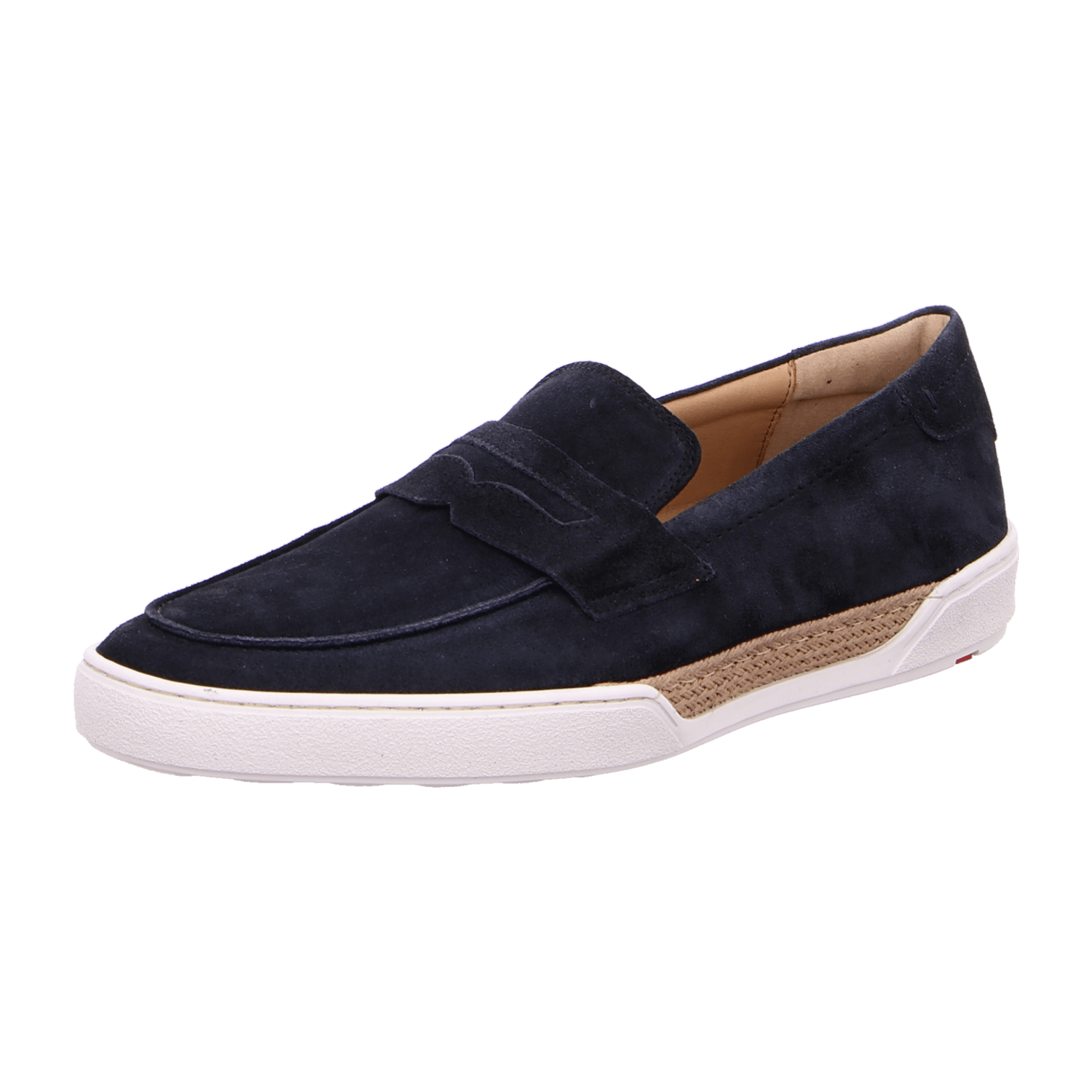 Lloyd Slipper blau m. weißer Sohle für Herren, blau, Gr. 40 ½ EU / 7 UK